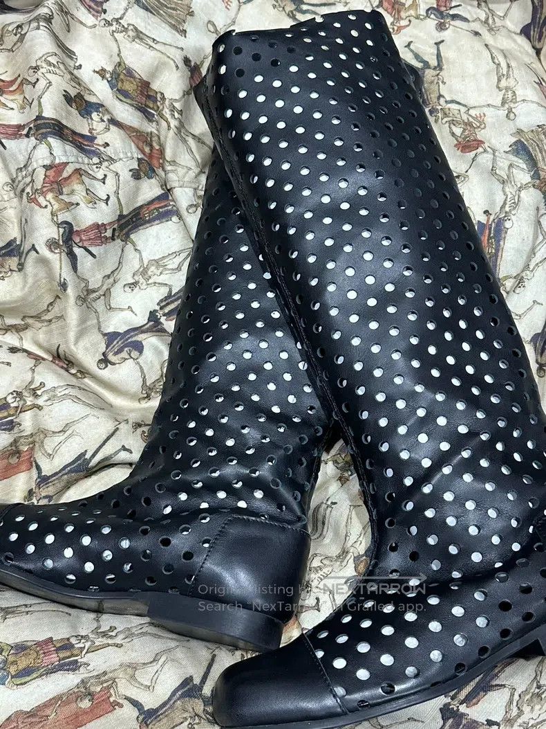 Comme des Garcons Comme des Garcons Blood rose knight boots Size US 7 / IT 37 - 1 Thumbnail