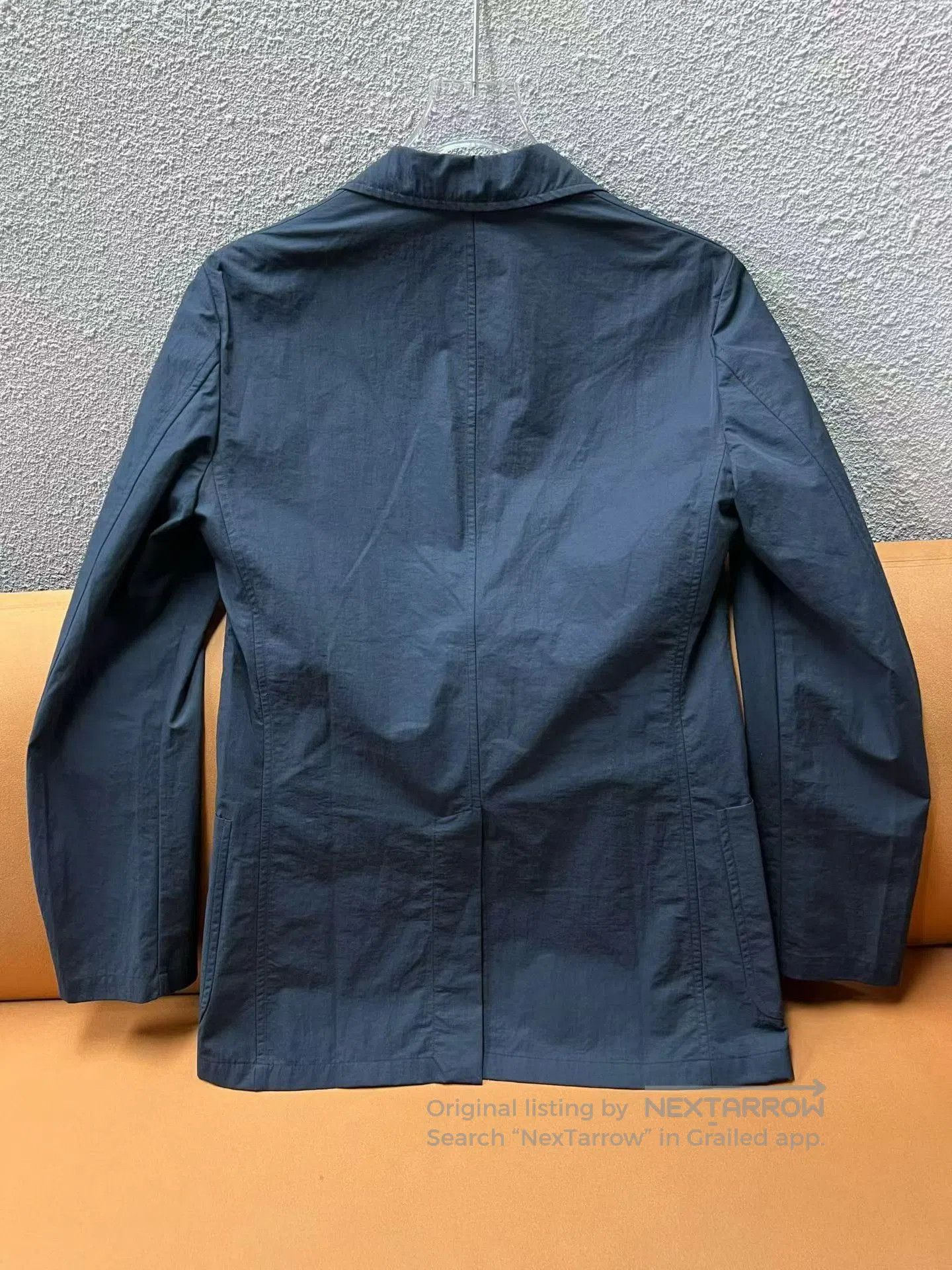 Hermes Hermes Men's Blue Solid Blazer. Size US S / EU 44-46 / 1 - 2 Thumbnail