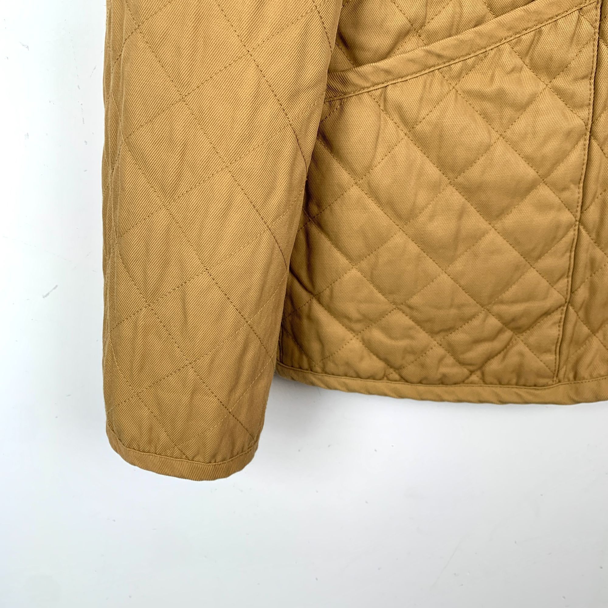 Burberry Burberry Brown and Yellow Cotton Coat with Gold Buttons (Siz Size XS / US 0-2 / IT 36-38 - 5 Thumbnail