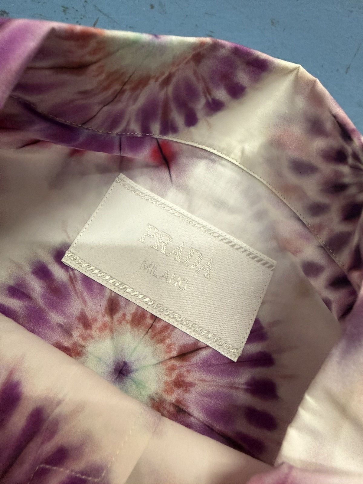 Prada PRADA 19” PSYCHEDELIC SHIRT Size US XL / EU 56 / 4 - 5 Thumbnail