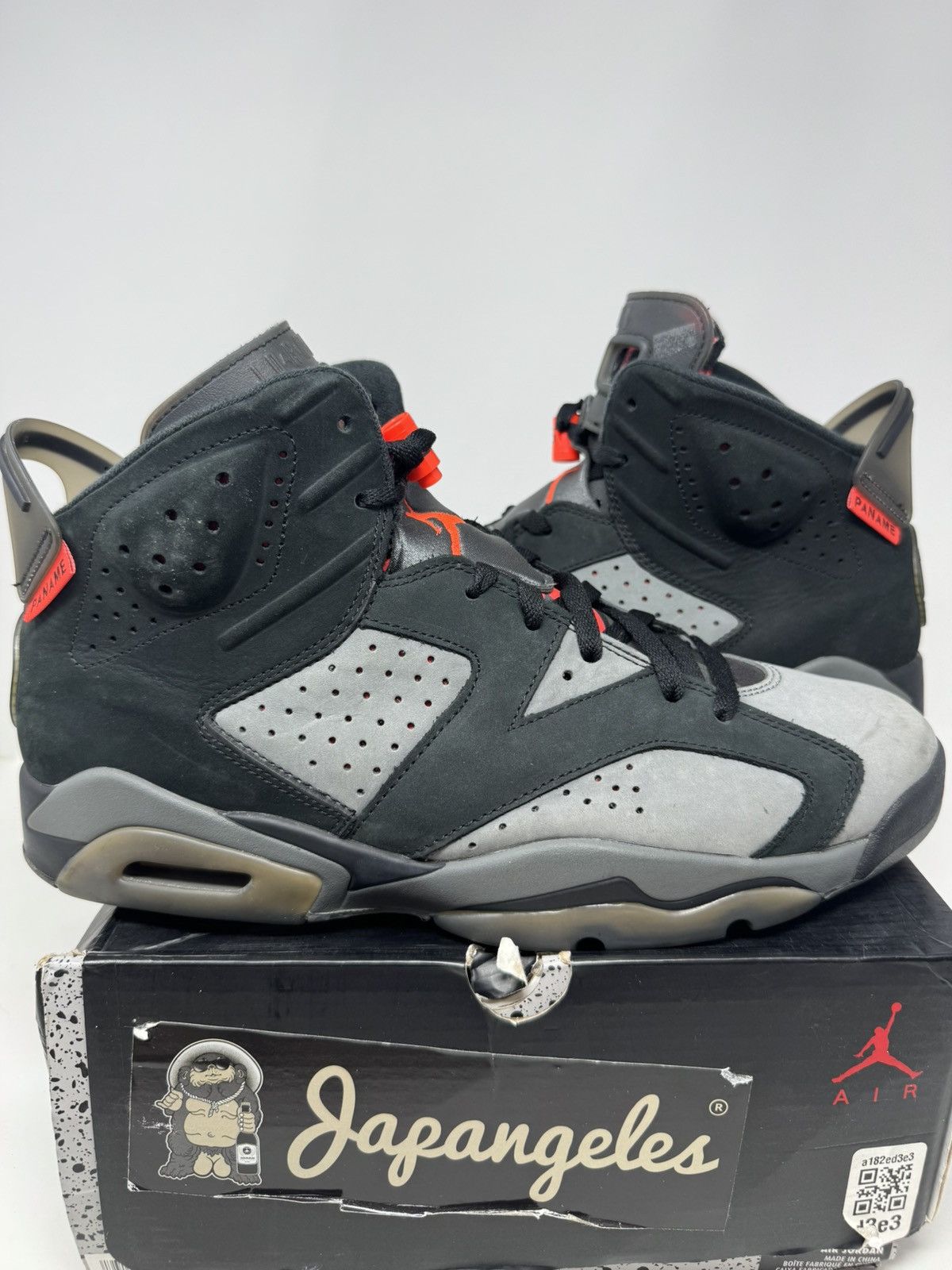 Jordan Brand Nike Air Jordan 6 Retro PSG Iron Grey Size US 13 / EU 46 - 2 Thumbnail