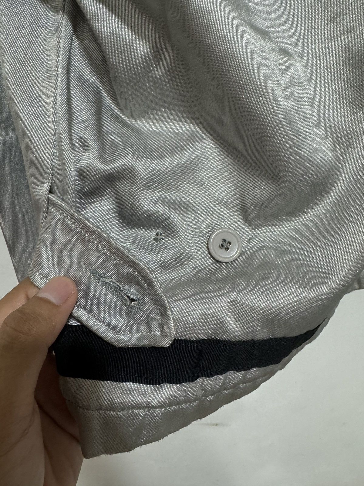 Edwin × Vintage Vintage Americanino by Edwin Silver Jacket Size US L / EU 52-54 / 3 - 11 Thumbnail