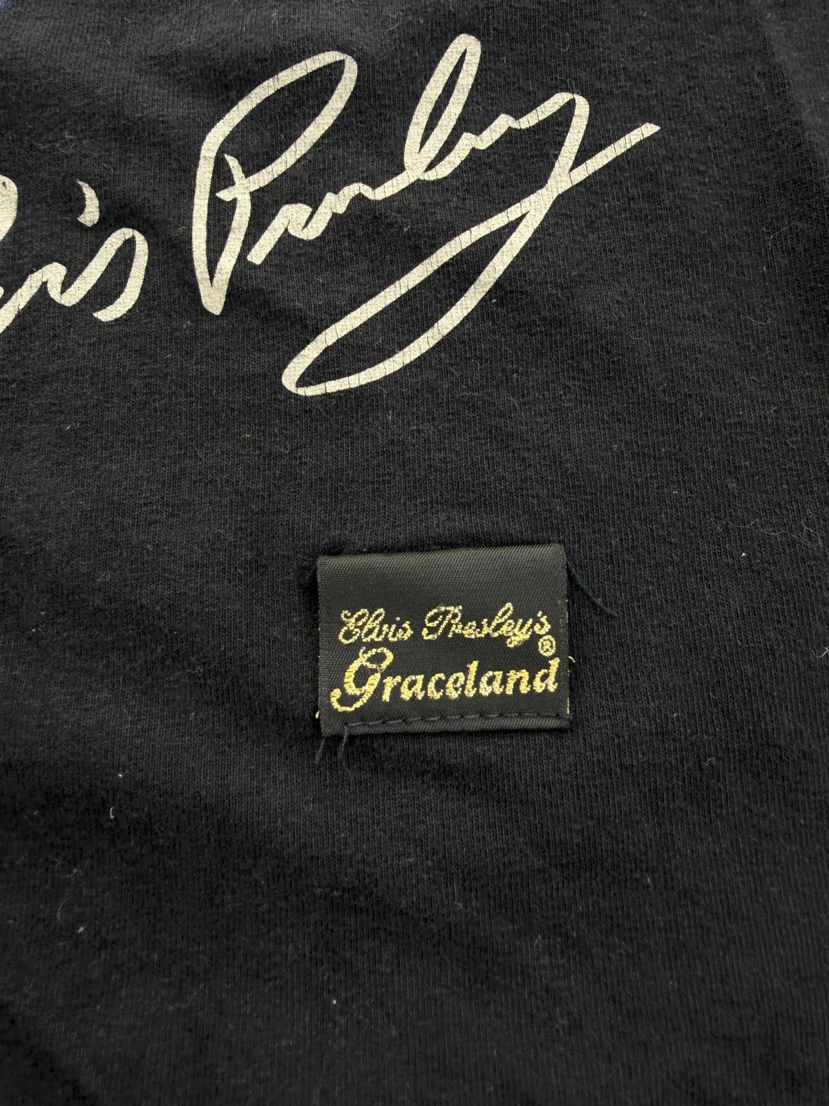 Other Vintage 1996 Elvis Presley Big Print T-Shirt – Graceland XL Size US XL / EU 56 / 4 - 4 Thumbnail