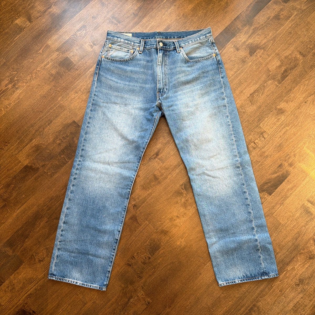 Levi's Levi’s 568 Medium Wash Loose Straight Jeans Size US 36 / EU 52 - 1 Thumbnail
