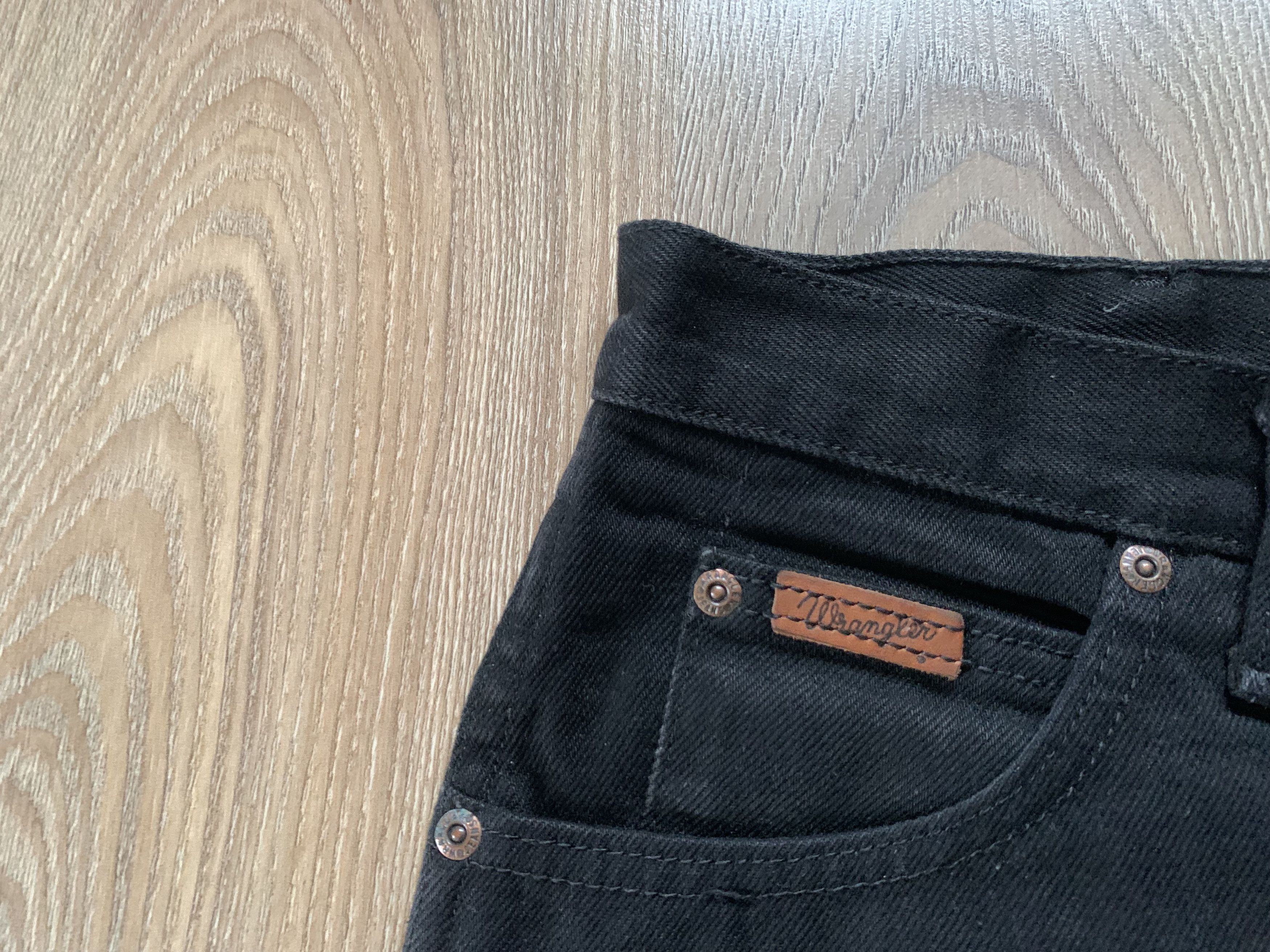 Wrangler Vintage Wrangler Black Denim Jeans Size US 34 / EU 50 - 6 Thumbnail