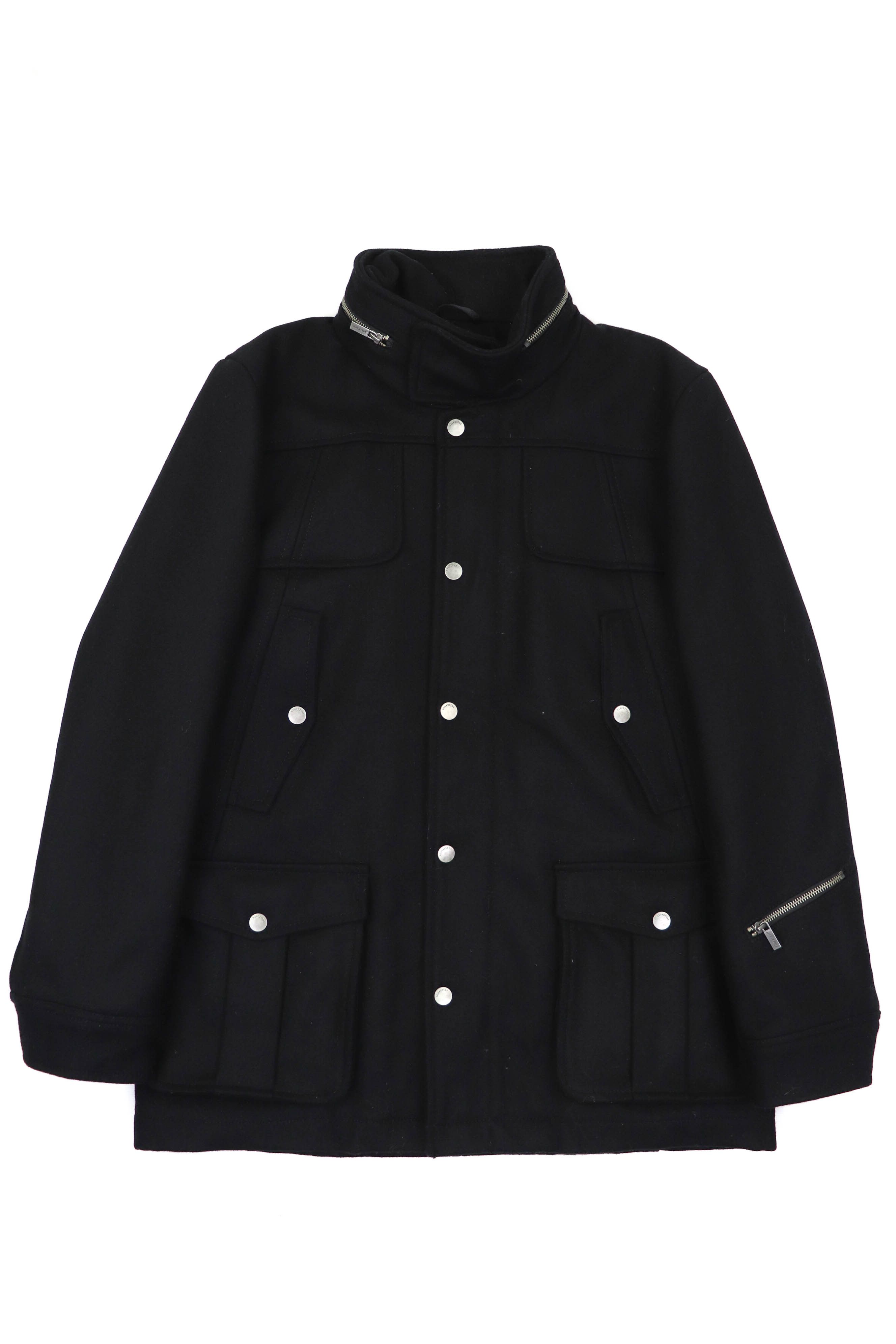 Other Blueprint M-65 Style Black Wool Jones Coat Jacket Size US L / EU 52-54 / 3 - 1 Thumbnail