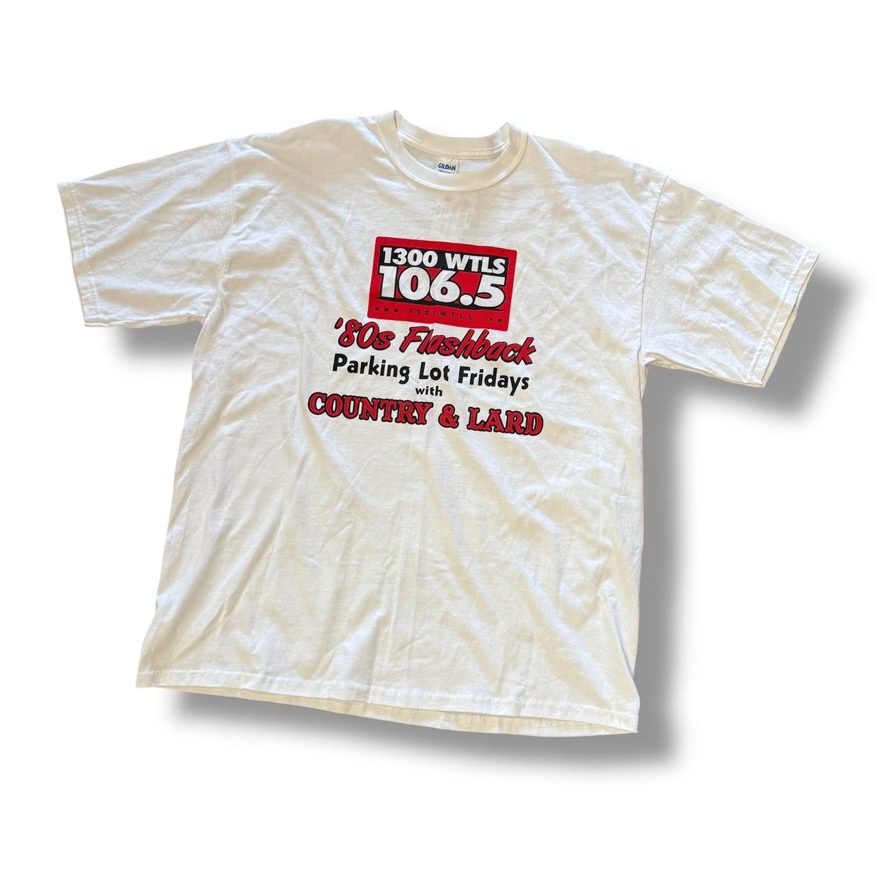 Designer White 106.5 Radio Station Tee Size US XL / EU 56 / 4 - 1 Thumbnail