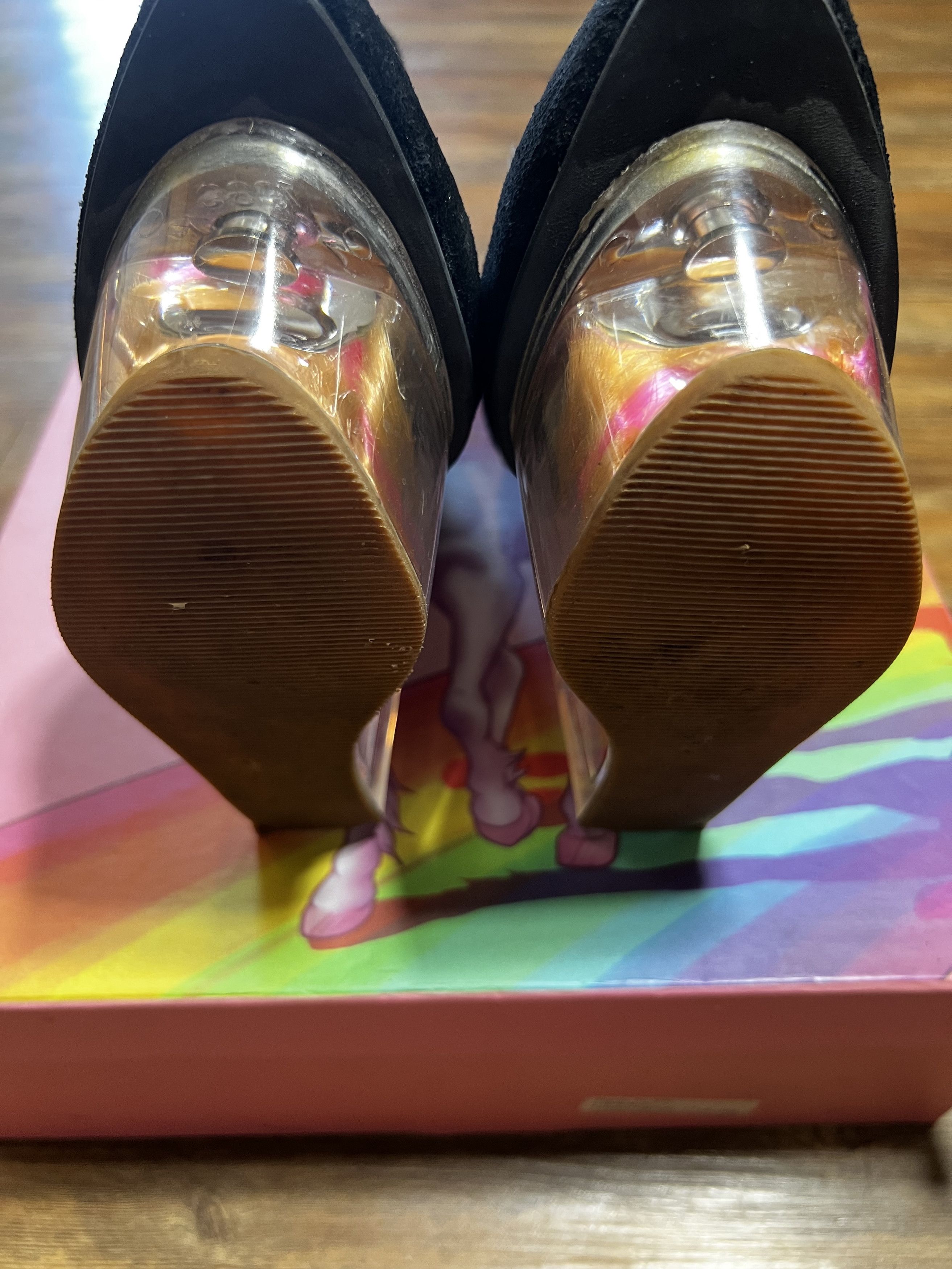 Jeffrey Campbell RARE Deadstock Jeffery Campbell ICY Barbie Head Suede Boots Size US 7.5 / IT 37.5 - 6 Thumbnail