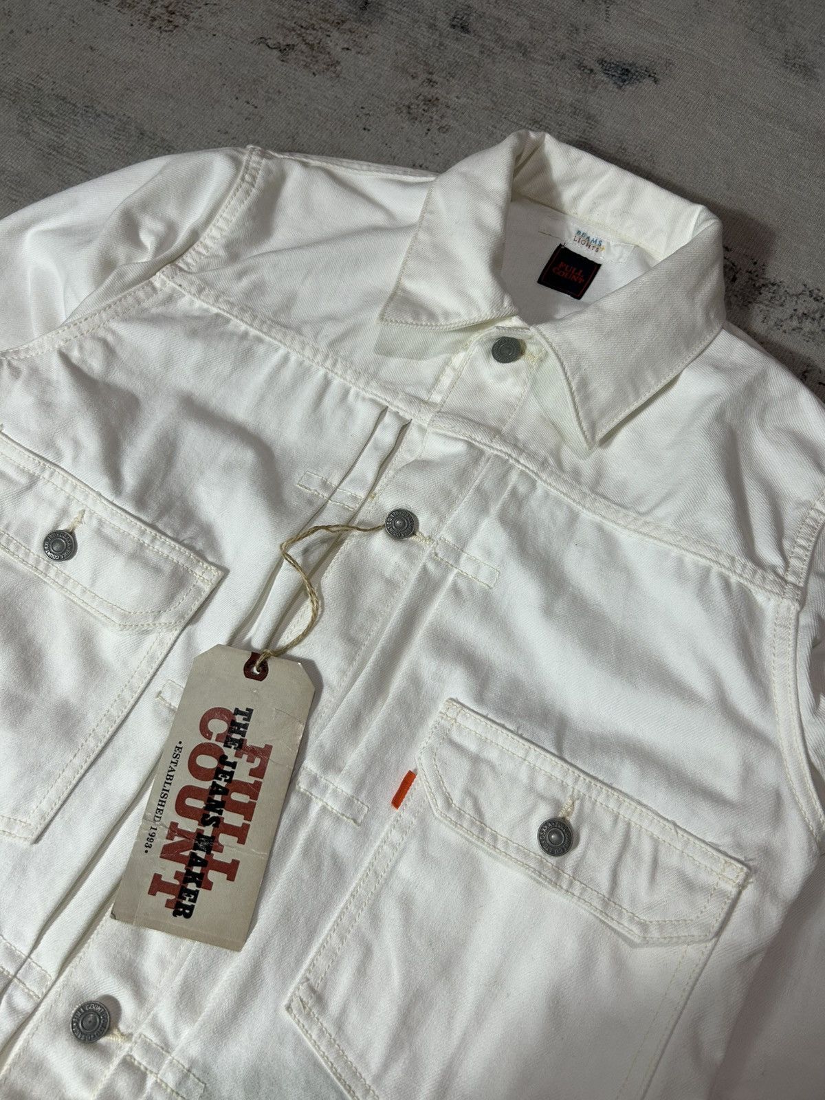 Full Count & Co. 💥BINDING OFFER💥Full count x Beams type 2 white jacket Size US M / EU 48-50 / 2 - 3 Thumbnail