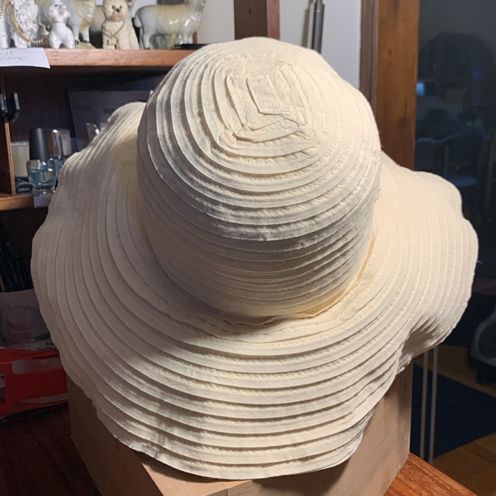 Vintage 60’s 70’s style floppy brim yellow San Diego Hat co. sunhat Size ONE SIZE - 8 Thumbnail