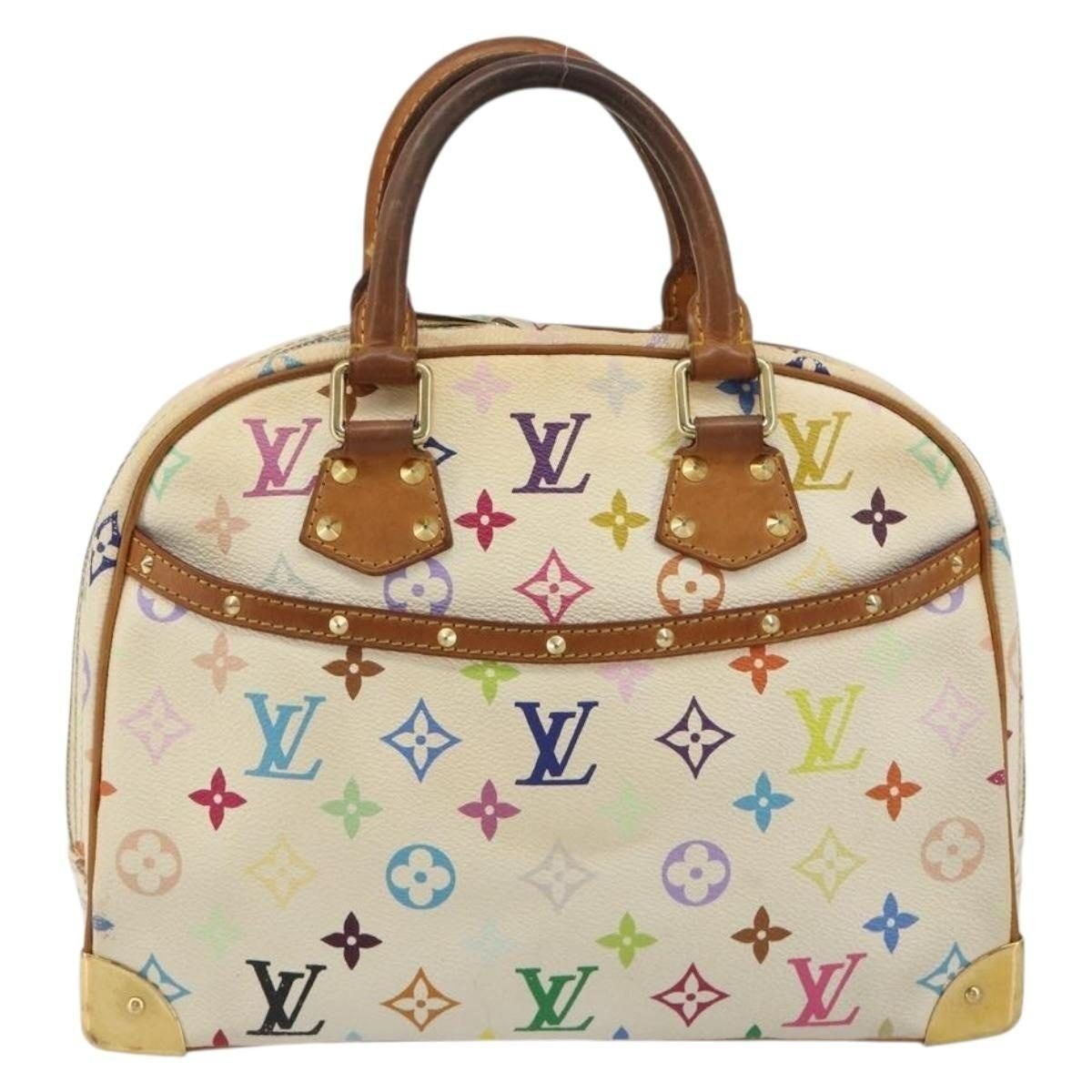 Louis Vuitton Louis Vuitton Monogram Multicolor Trouville Handbag White Size ONE SIZE - 2 Thumbnail