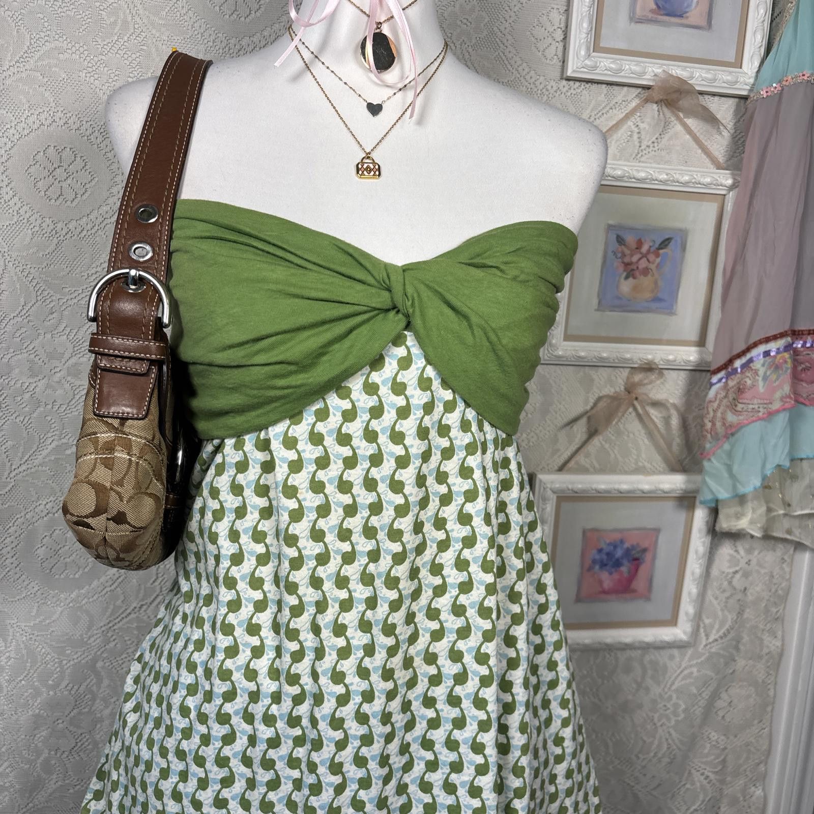 L.E.I. y2k strapless green fairy core top Size XL / US 12-14 / IT 48-50 - 3 Thumbnail
