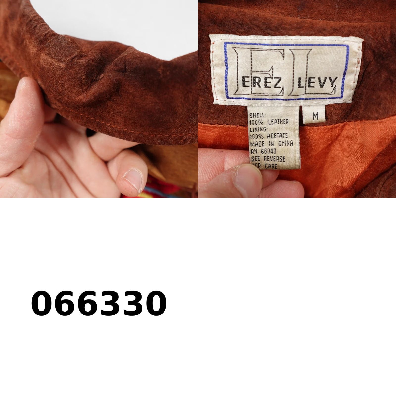 Terez VINTAGE Erez Levy Jacket Womens Medium Leather Suede Fringe Southwestern Embroidered VTG Size M / US 6-8 / IT 42-44 - 10 Thumbnail