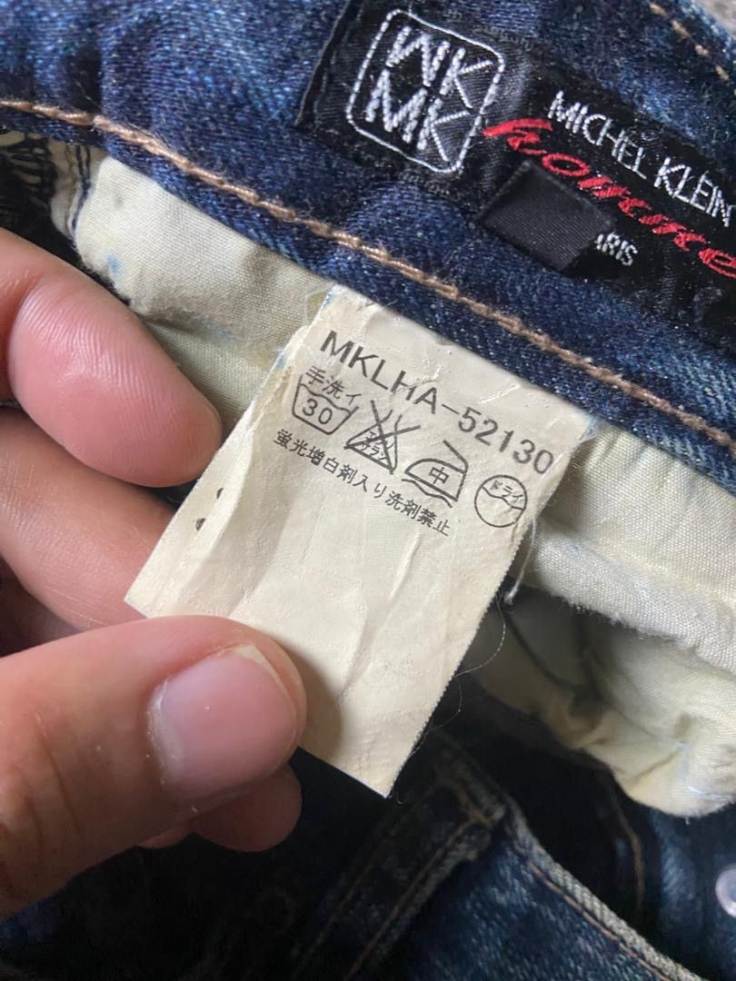 Michel Klein MK Michel Klein Homme Paris Distressed Jeans (171) Size US 33 - 4 Thumbnail