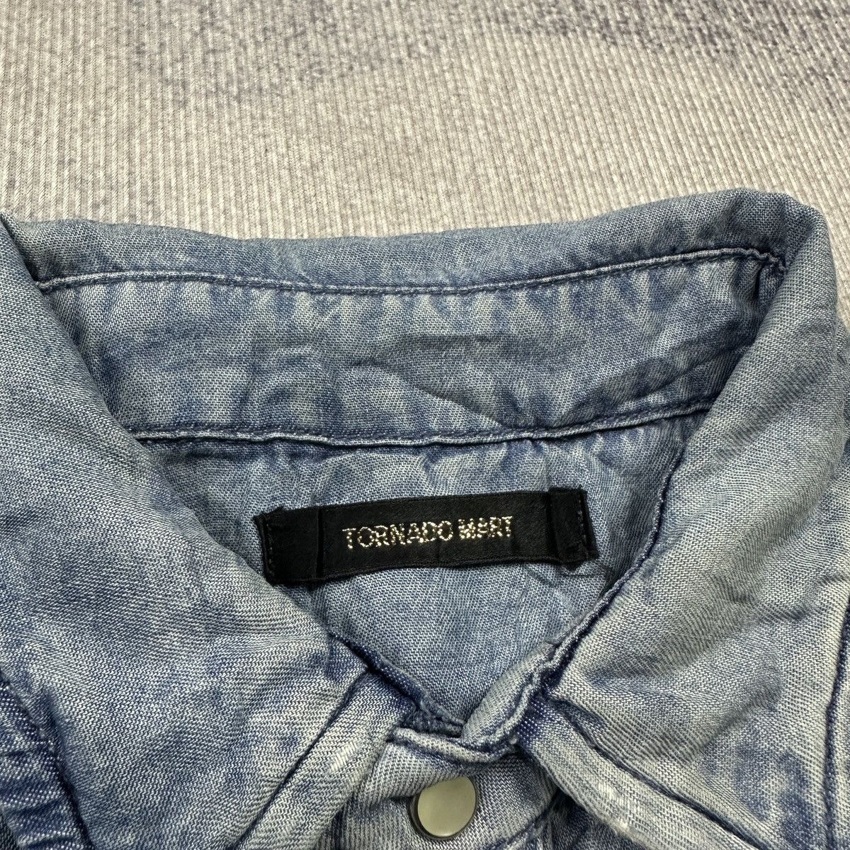 Tornado Mart Tornado mart shirt blue denim Size US S / EU 44-46 / 1 - 2 Thumbnail