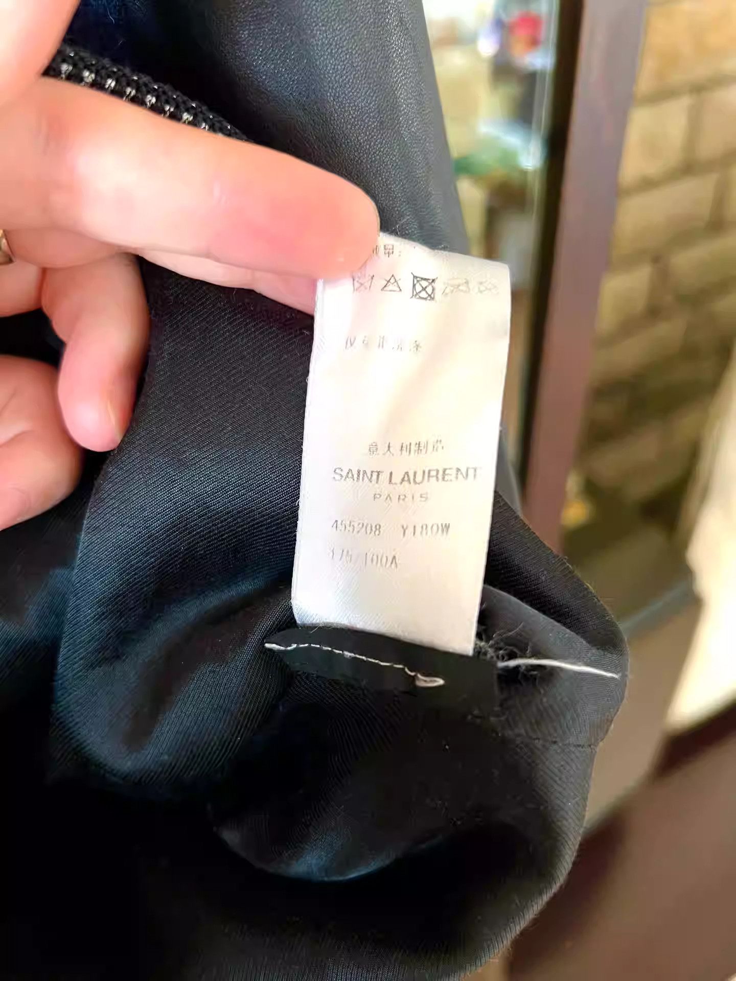 Saint Laurent Paris Saint Laurent Wool Patchwork Baseball Jacket Size US M / EU 48-50 / 2 - 4 Thumbnail