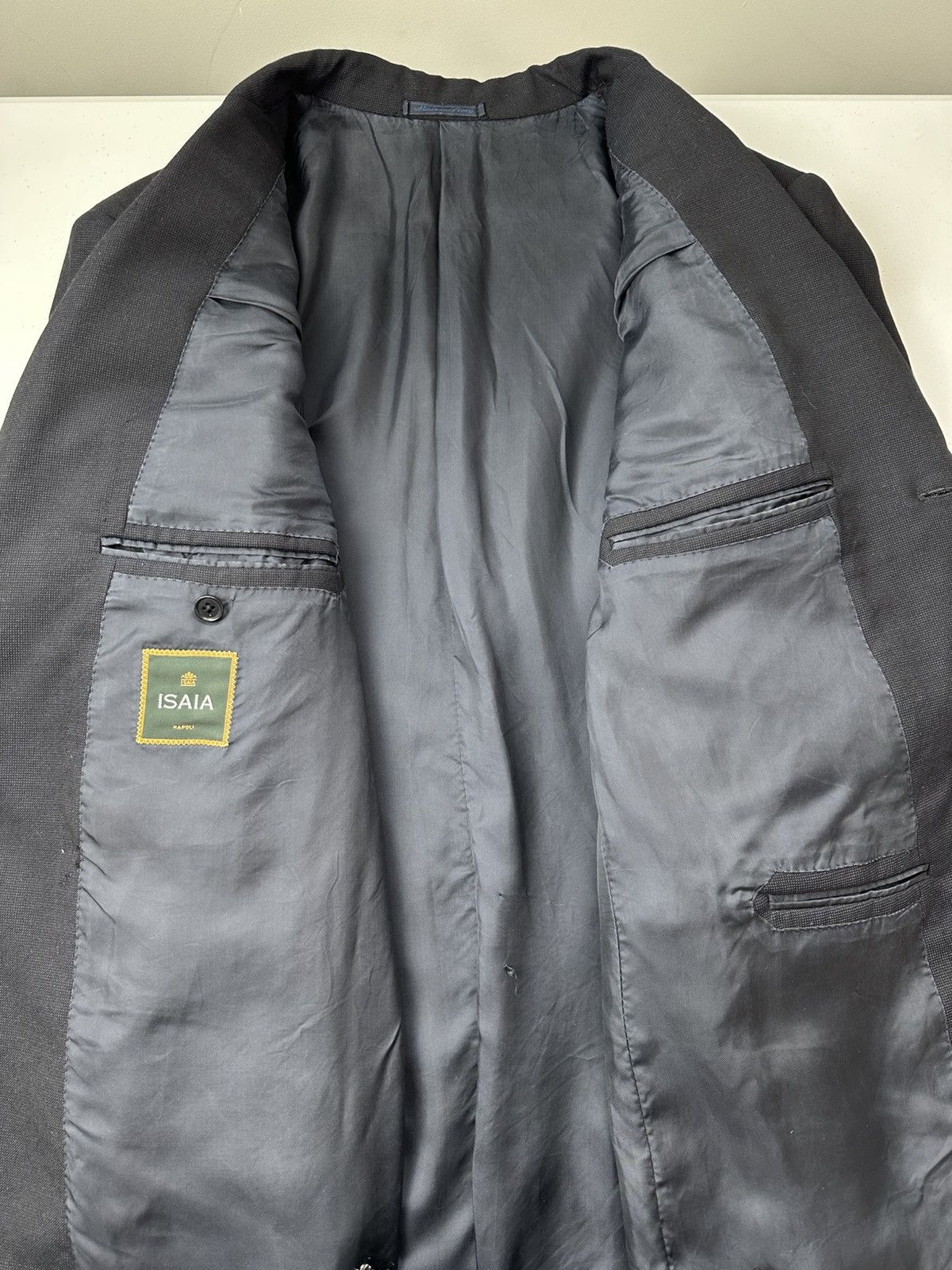 Isaia Vintage ISAIA Suit Set Jacket & Pants Size 54R - 9 Thumbnail
