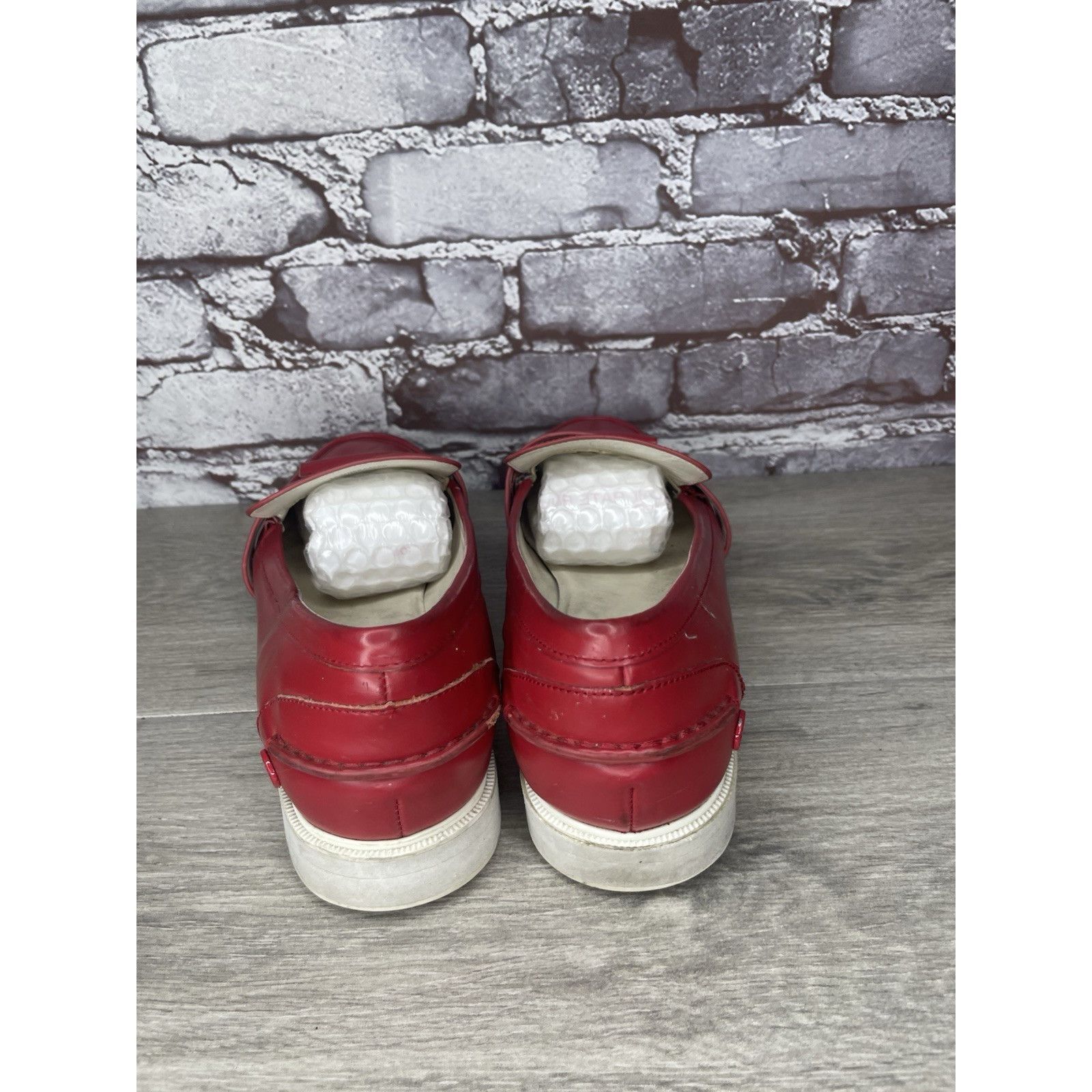Tory Burch Tory Burch Red Leather Pocket Tee Casual Golf Shoes Women’s Size US 11 / IT 41 - 3 Thumbnail