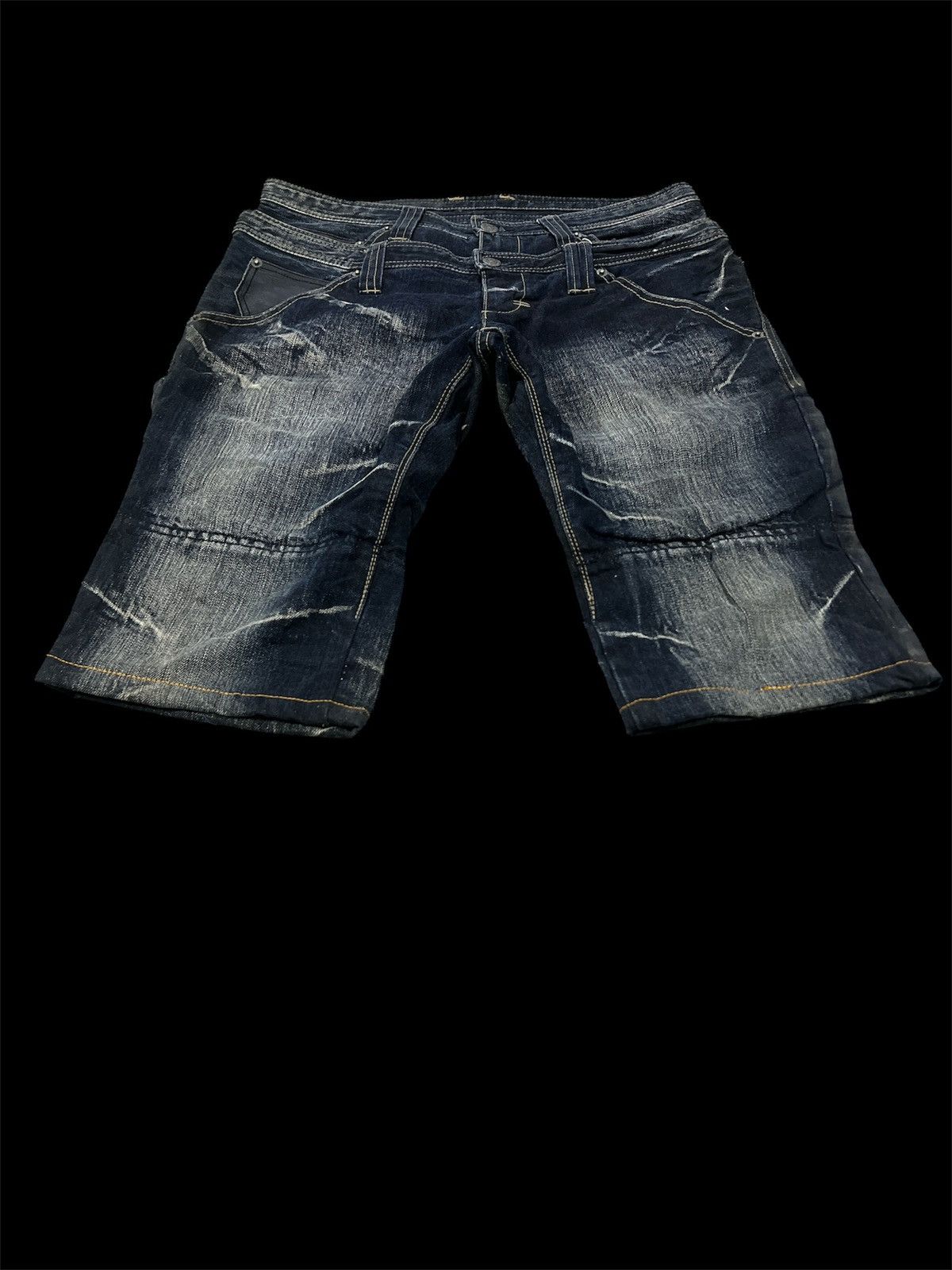 Designer × Japanese Brand × Vintage DOUBLE WAIST PPFM DISTRESSED DENIM PANT Size US 32 / EU 48 - 2 Thumbnail
