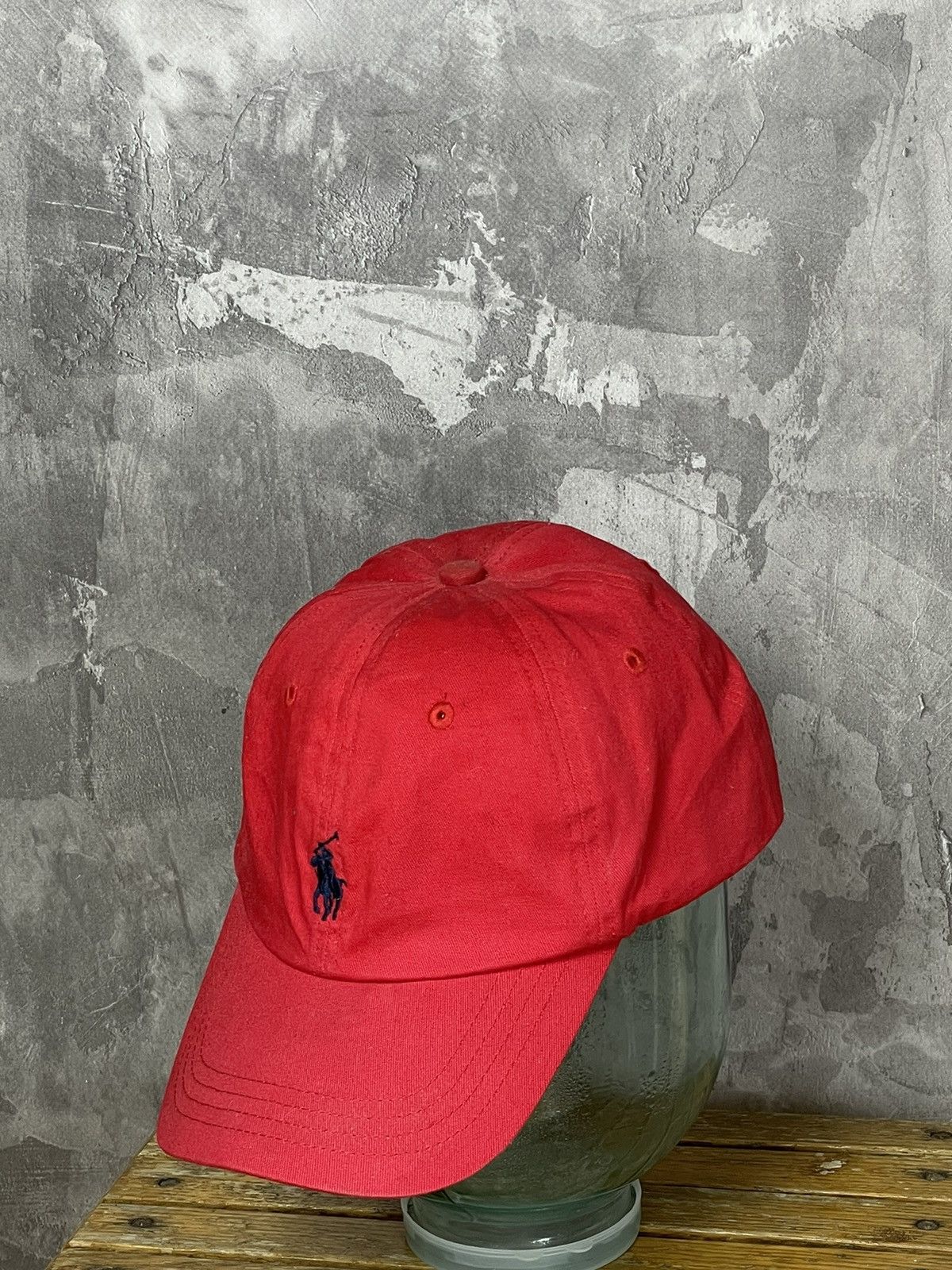 Polo Ralph Lauren × Vintage Vintage Polo Ralph Lauren Pony Red Streetwear Retro Cap Hat Size ONE SIZE - 5 Thumbnail