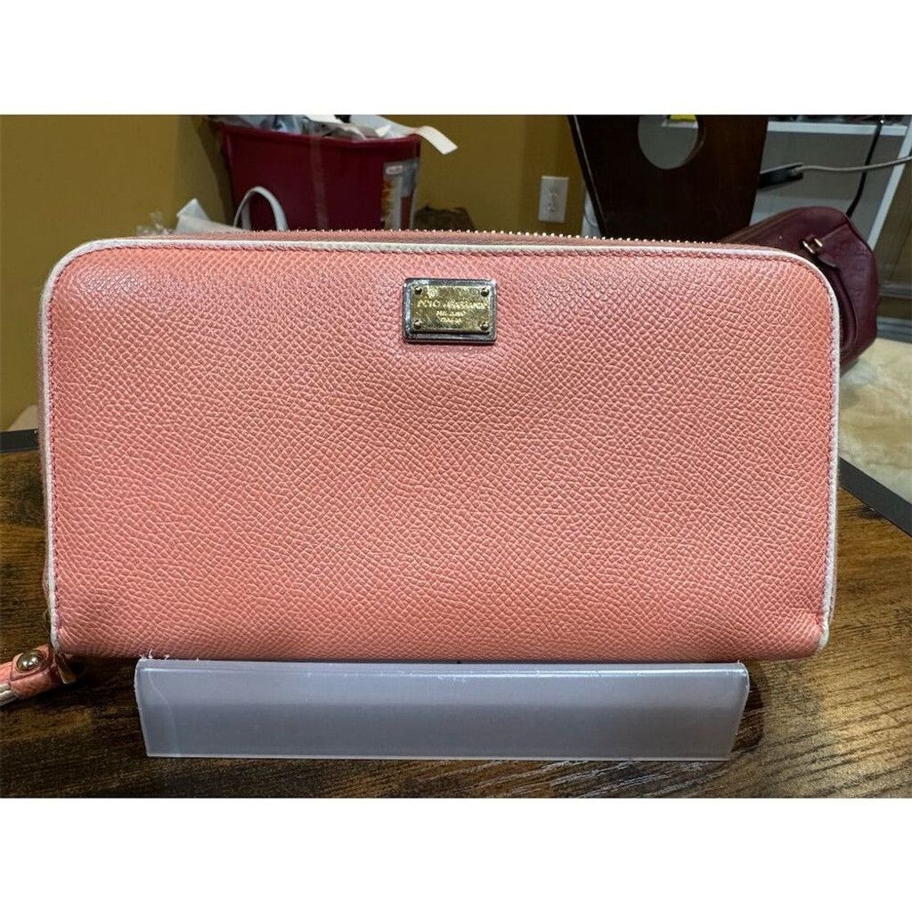 Dolce & Gabbana Dolce & Gabbana Women Zip-Around Wallet /Wristlet Pebbled Size ONE SIZE - 1 Thumbnail