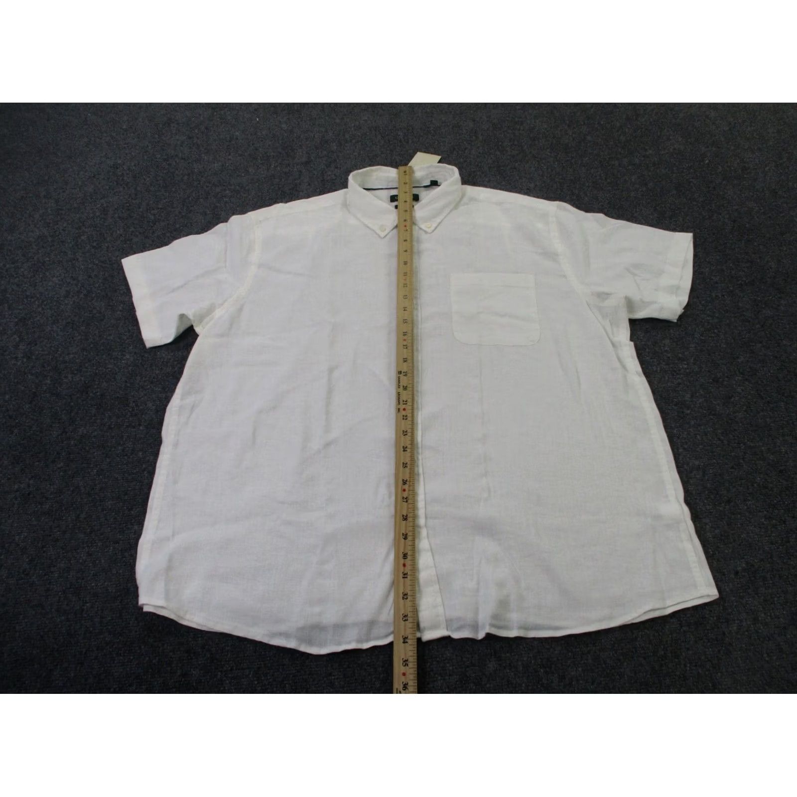 Orvis Orvis Shirt Men 2XL White Linen Button-Up Casual Size US XXL / EU 58 / 5 - 3 Thumbnail