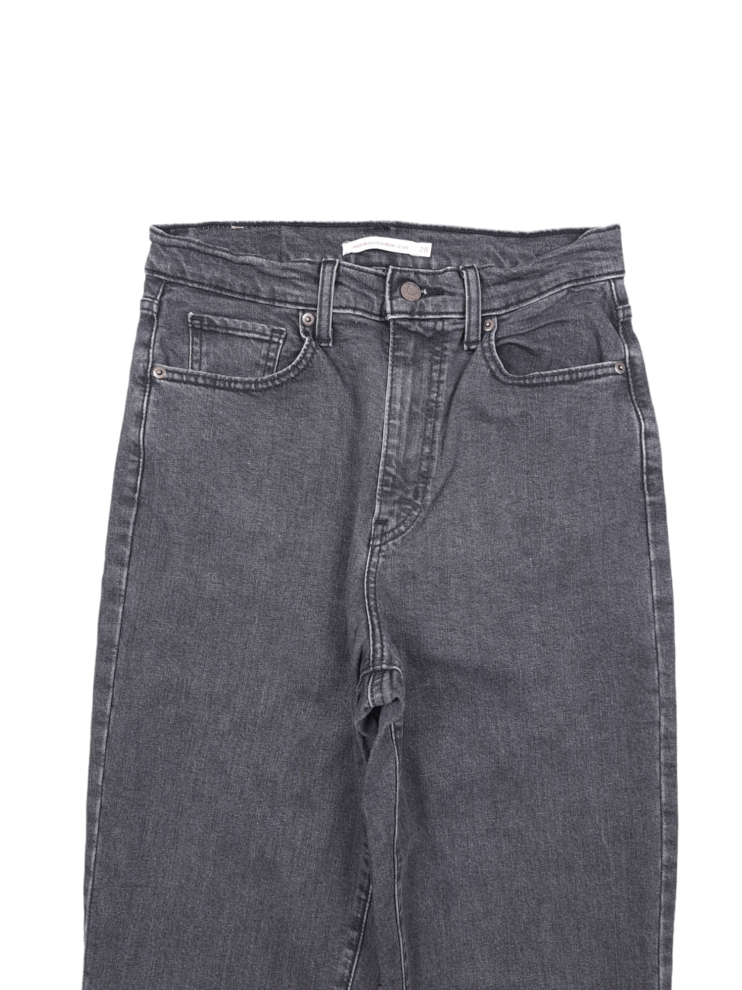 Levi's × Levi's Vintage Clothing × Vintage 💎 Levi's 28/29 High Waisted Mom Jeans Dark Grey Denim Size 28" / US 6 / IT 42 - 3 Thumbnail