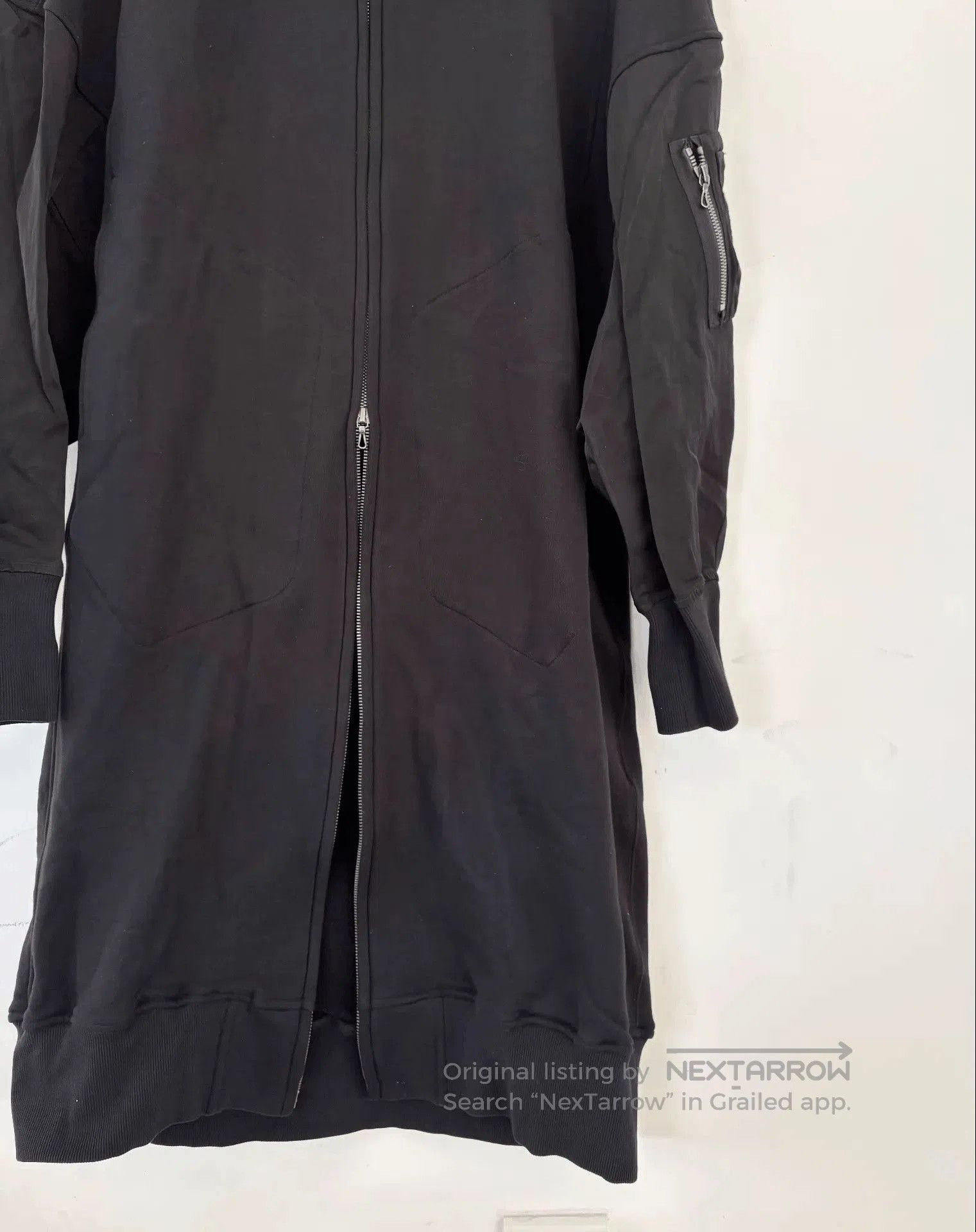 Julius Long Black Zip. Size US M / EU 48-50 / 2 - 3 Thumbnail