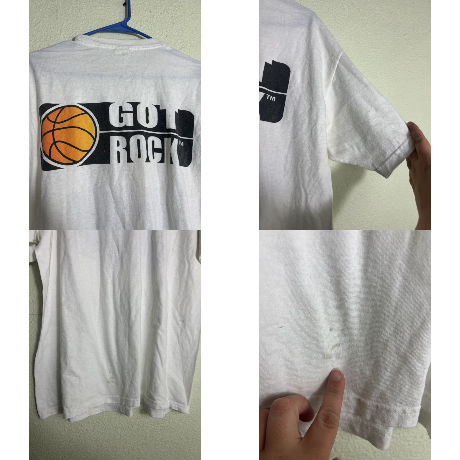 Anvil VINTAGE Anvil T-Shirt Square Hoop There It Is White XL Mens Size US XL / EU 56 / 4 - 9 Thumbnail