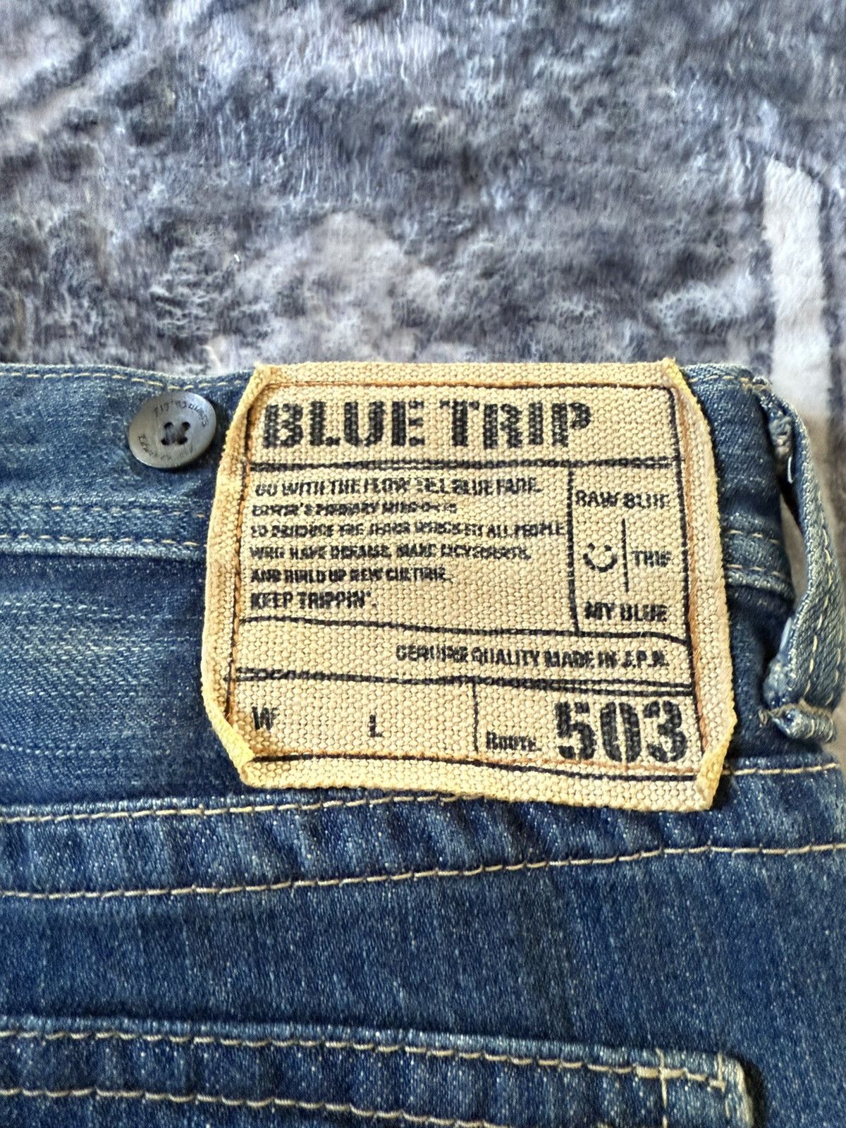 Edwin EDWIN 503 Japan Medium Wash Flared Jeans Size US 29 - 17 Thumbnail
