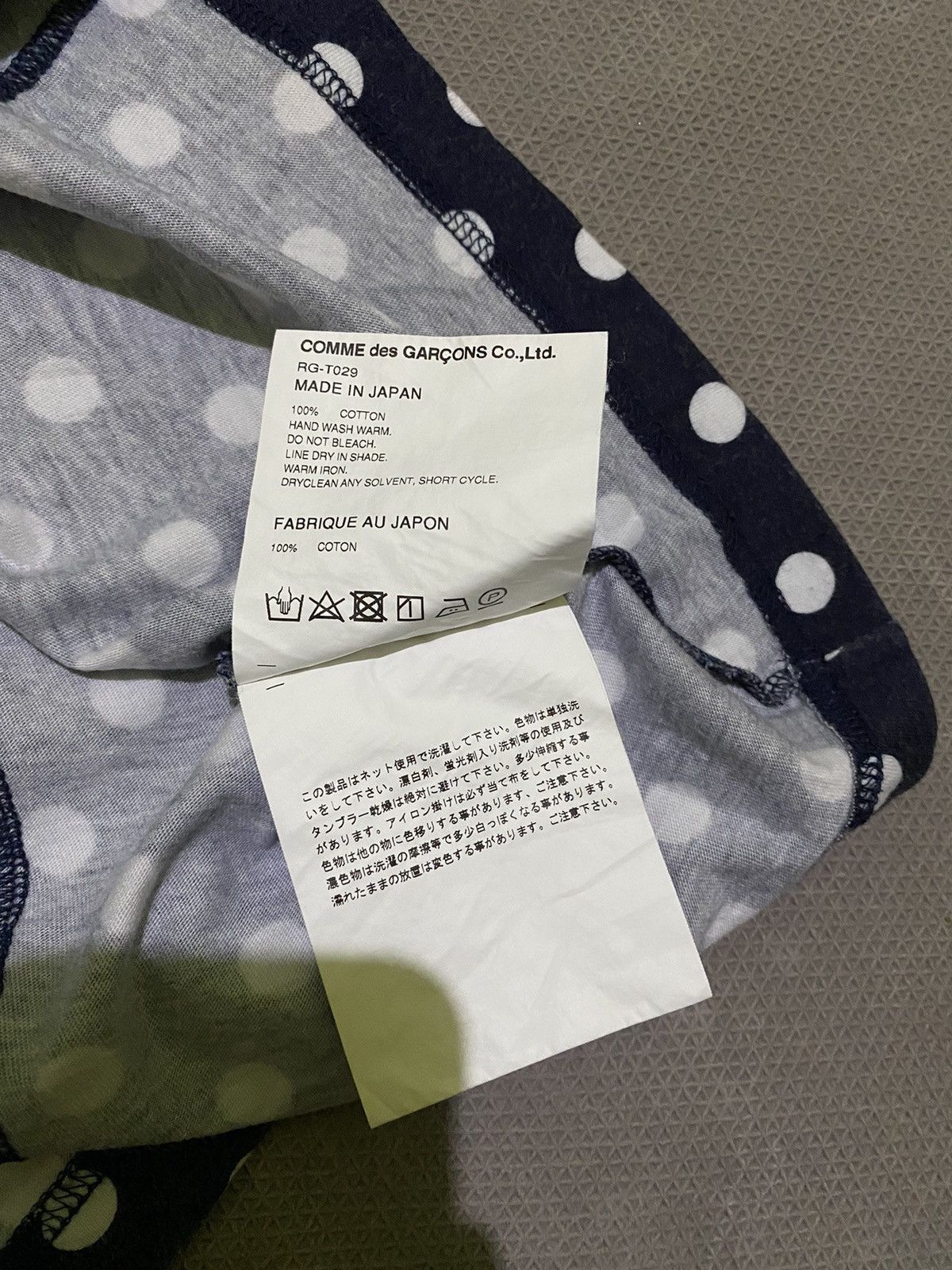 Comme des Garcons × Japanese Brand × Rei Kawakubo Comme des Garcons polka dot shirt Size M / US 6-8 / IT 42-44 - 8 Thumbnail