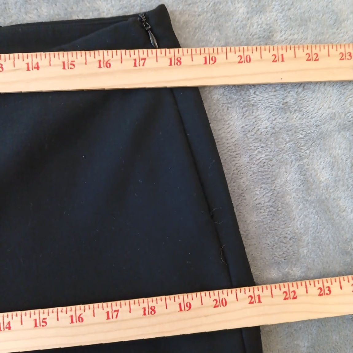 Talbots Talbots Modern Dress Pants Womens Size 12 Black Side Zip 36x31 Mid Rise Pants Women Black Dress Size 34" / US 12 / IT 48 - 2 Thumbnail