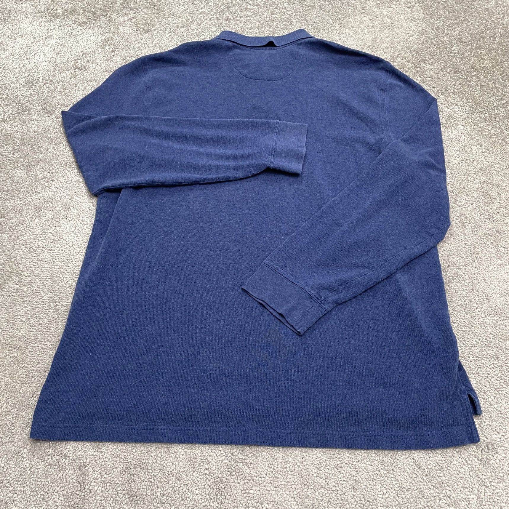 Brooks Brothers VINTAGE Brooks Brothers Polo Shirt Men Large Blue Cotton Casual Activewear 90s Size US L / EU 52-54 / 3 - 2 Thumbnail