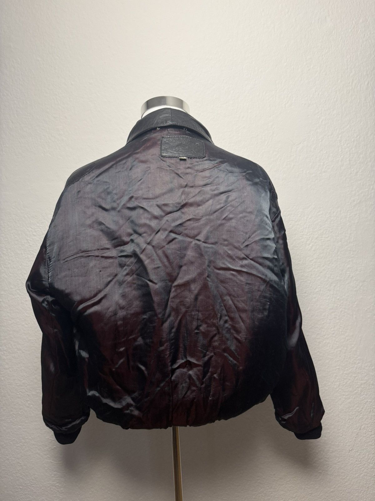 Vintage Vintage USA Leather Racing Jacket Black White Size XXL Size US XXL / EU 58 / 5 - 10 Thumbnail