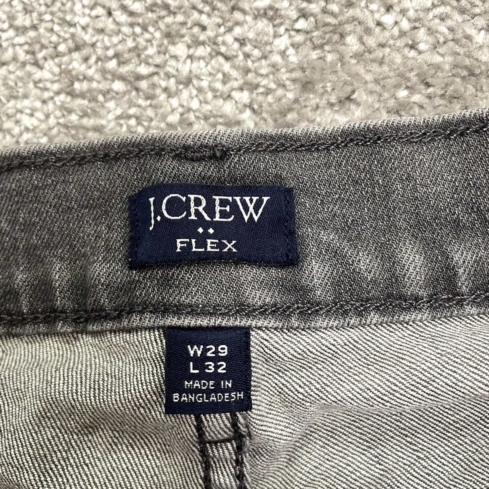 J.Crew J.CREW Flex Slim Fit Denim Jeans Mens 29x31 Black Charcoal Wash Cotton Slim Fit Denim Jeans Mens 29-31 Black Charcoal Wash Size US 29 - 5 Thumbnail