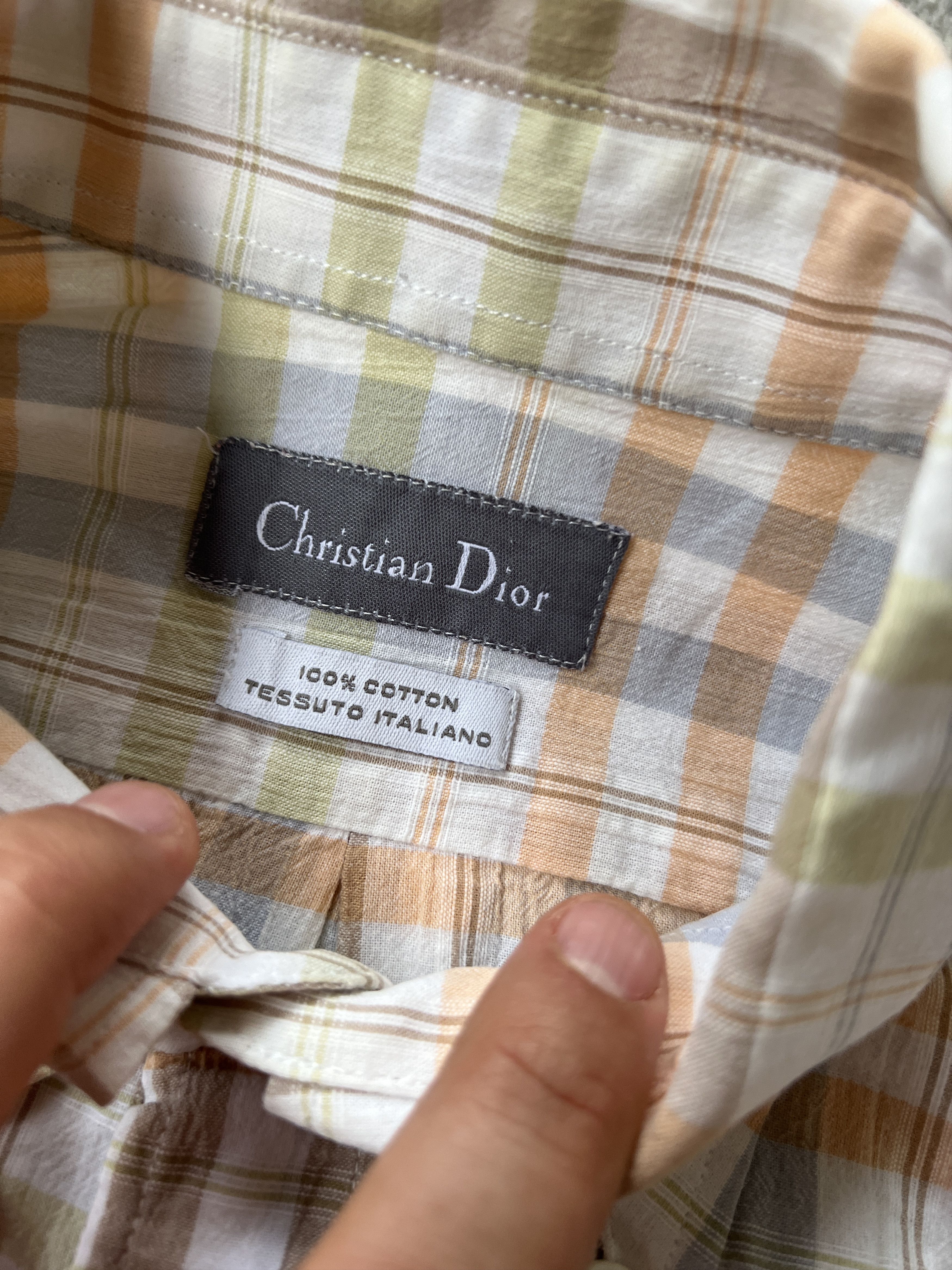 Christian Dior Monsieur Christian Dior Vintage Shirt Size US M / EU 48-50 / 2 - 3 Thumbnail