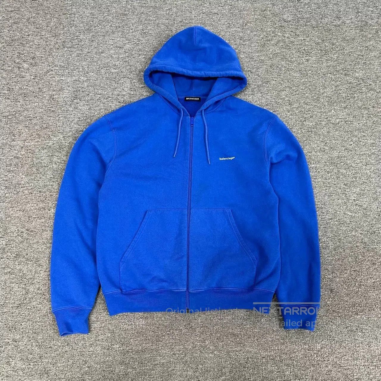 Balenciaga Balenciaga Small Logo Hooded Zip Jacket. Size US L / EU 52-54 / 3 - 1 Thumbnail
