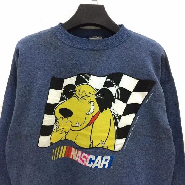 Cartoon Network × Vintage Vintage 1994 Nascar Wacky Races Sweatshirt Size US L / EU 52-54 / 3 - 2 Thumbnail