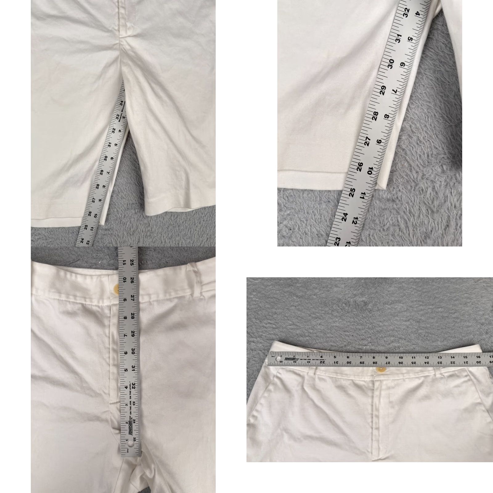 Ralph Lauren Lauren Ralph Lauren Shorts Women 12 White Chino Twill Cotton Hike 32x10 Size 34" / US 12 / IT 48 - 8 Thumbnail