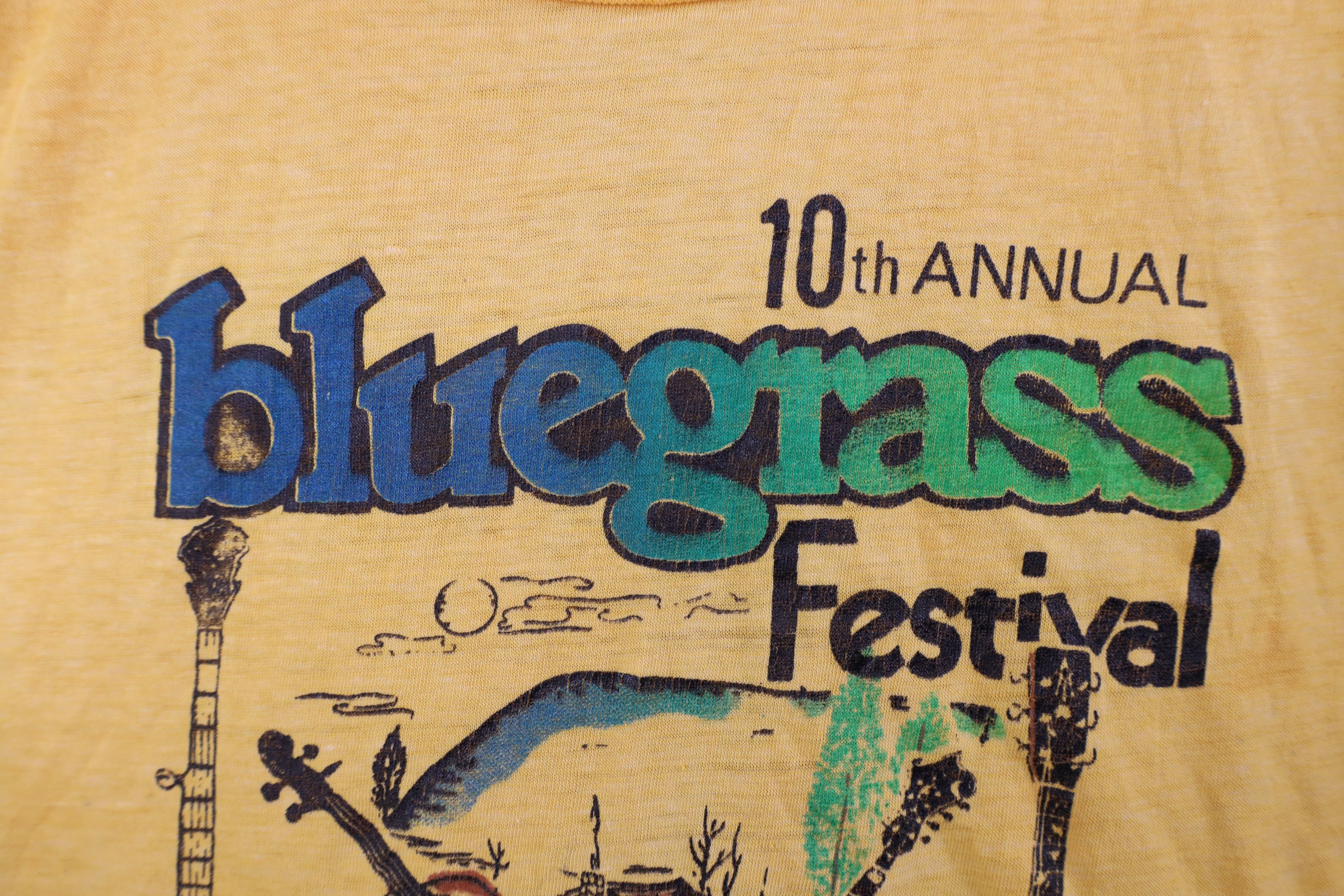 Vintage Vintage 70s Thin Shoal Creek Bluegrass Festival T-Shirt USA Size US M / EU 48-50 / 2 - 5 Thumbnail