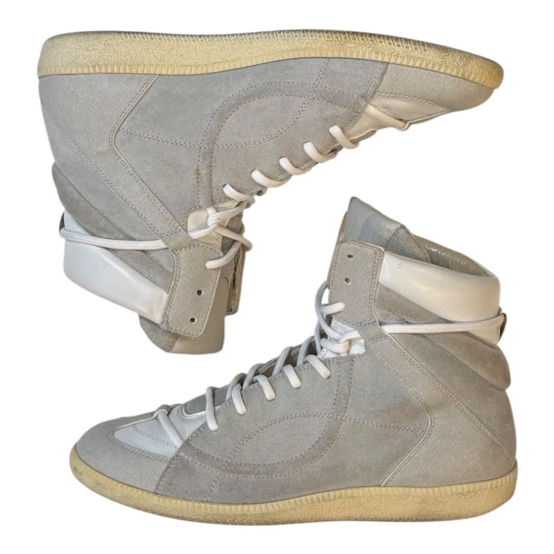 Maison Margiela Maison Margiela Spring 2012 Lace-Through Hightop Sneakers Size US 8.5 / EU 41-42 - 2 Thumbnail