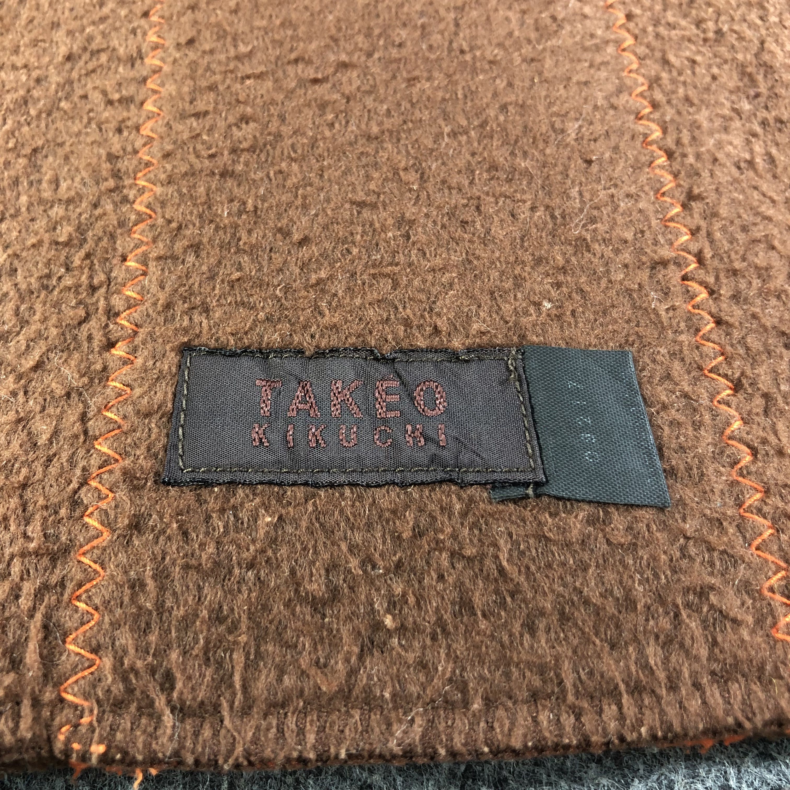 Takeo Kikuchi Takeo Kikuchi Wool Scarf Muffler V1095 Size ONE SIZE - 5 Thumbnail