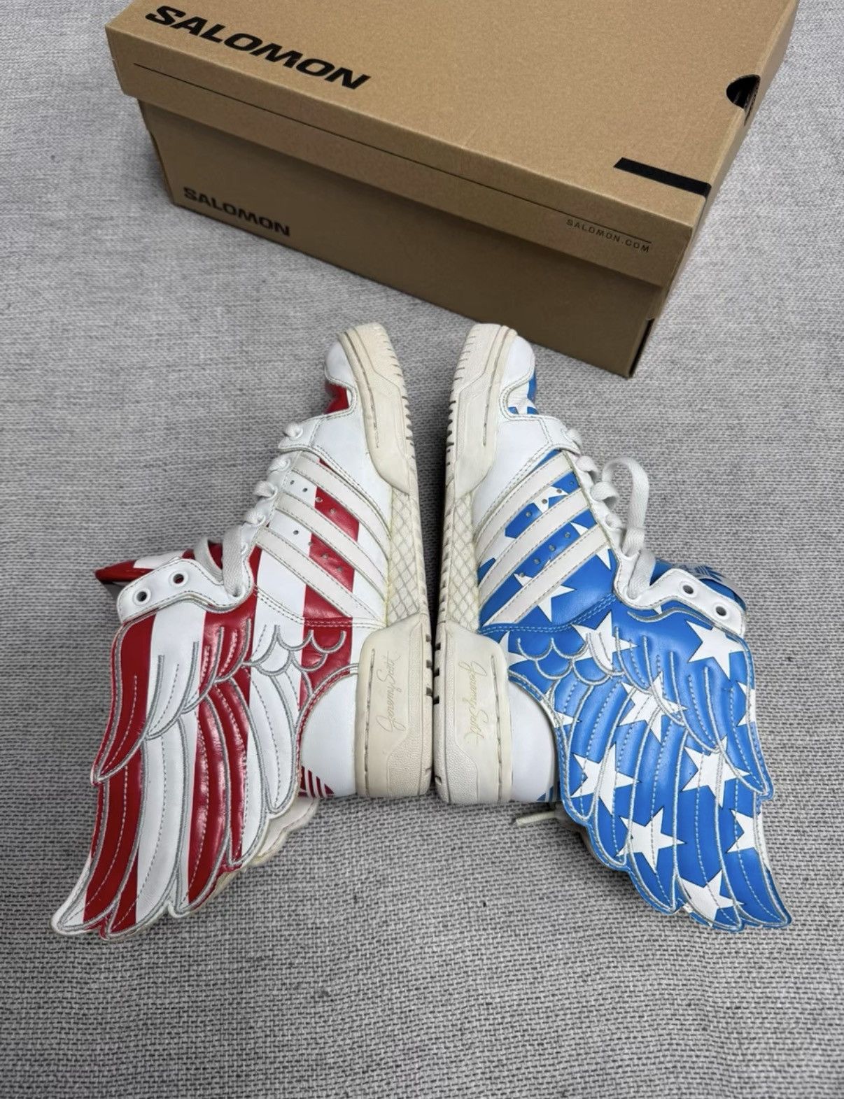 Adidas Adidas Jeremy Scott Wings 2.0 USA Flag K37 Size US 6.5 / IT 36.5 - 5 Thumbnail