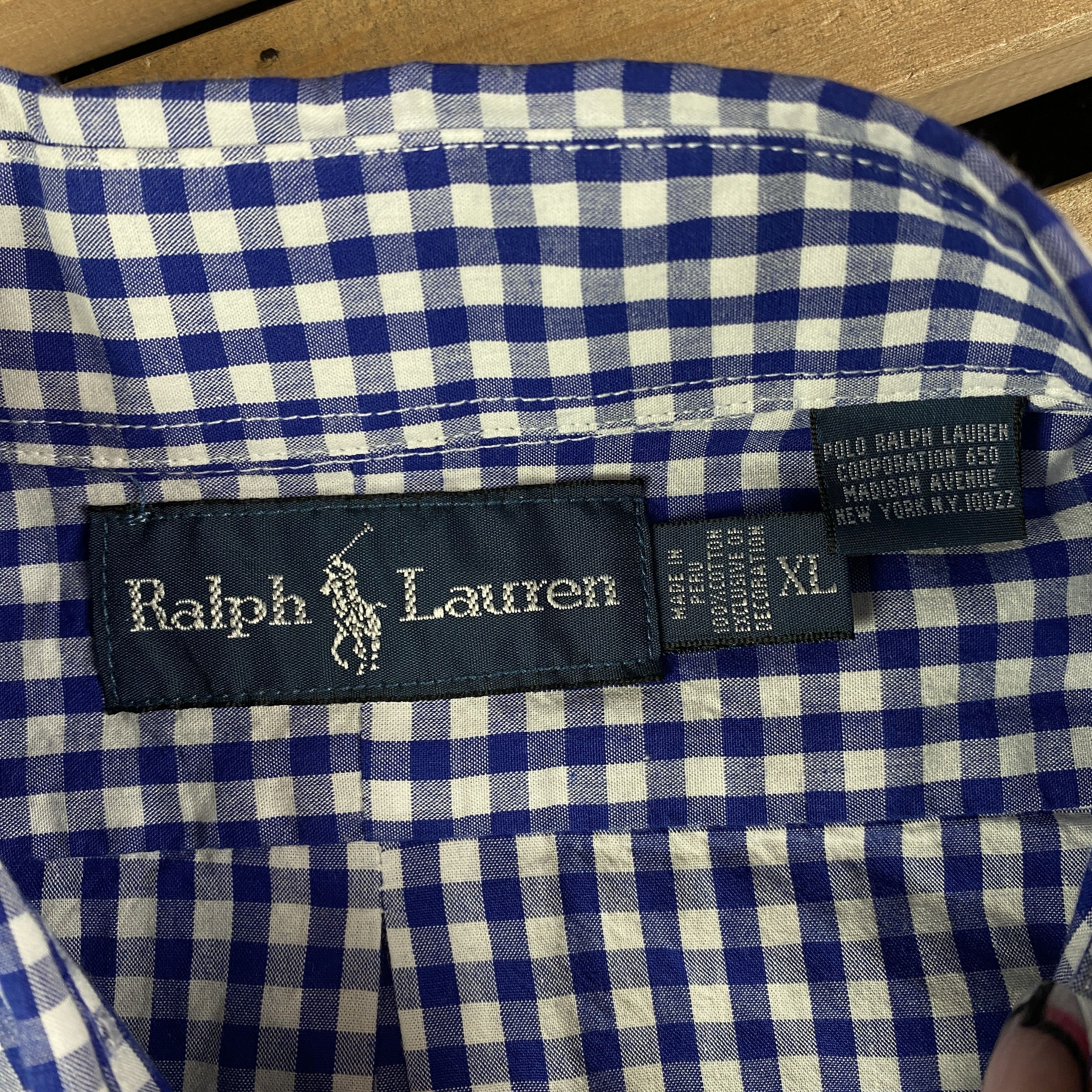 Polo Ralph Lauren × Ralph Lauren × Vintage Mens Vintage Long Sleeve Shirts Polo Ralph Lauren Size XL Size US XL / EU 56 / 4 - 4 Thumbnail
