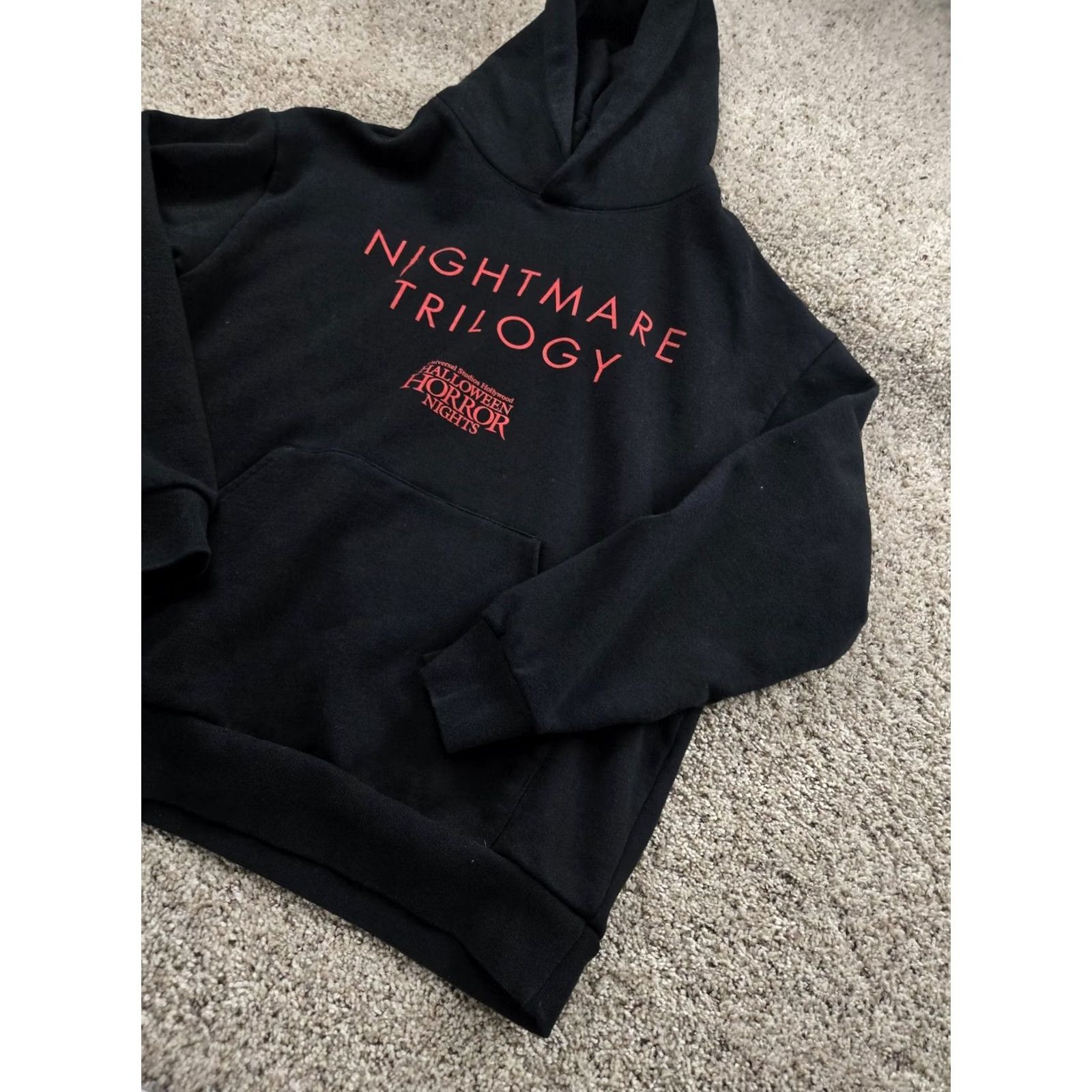 Vintage The Weeknd Nightmare Trilogy Hoodie Mens L Black Halloween Horror Nights Size US L / EU 52-54 / 3 - 3 Thumbnail
