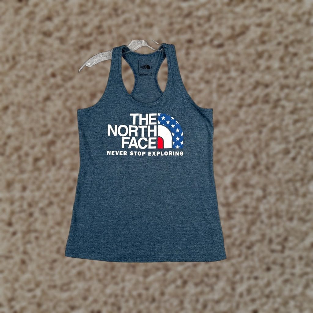 The North Face The North Face Shirt Women Medium Blue Tank Sleeveless Scoop Neck Poly Blend Gym Size M / US 6-8 / IT 42-44 - 1 Thumbnail
