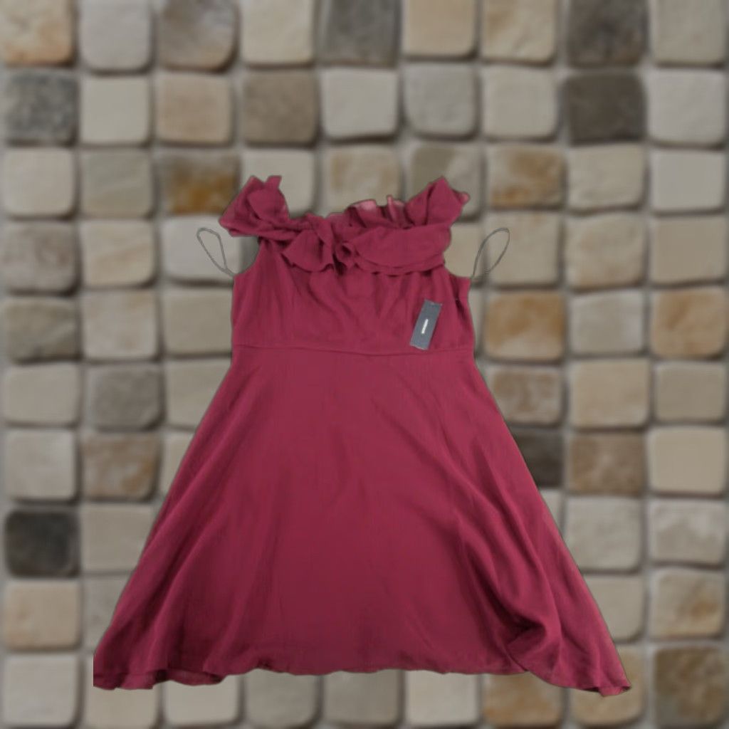 Lulus Lulus Dress Womens XL Burgondy New Size XL / US 12-14 / IT 48-50 - 1 Thumbnail