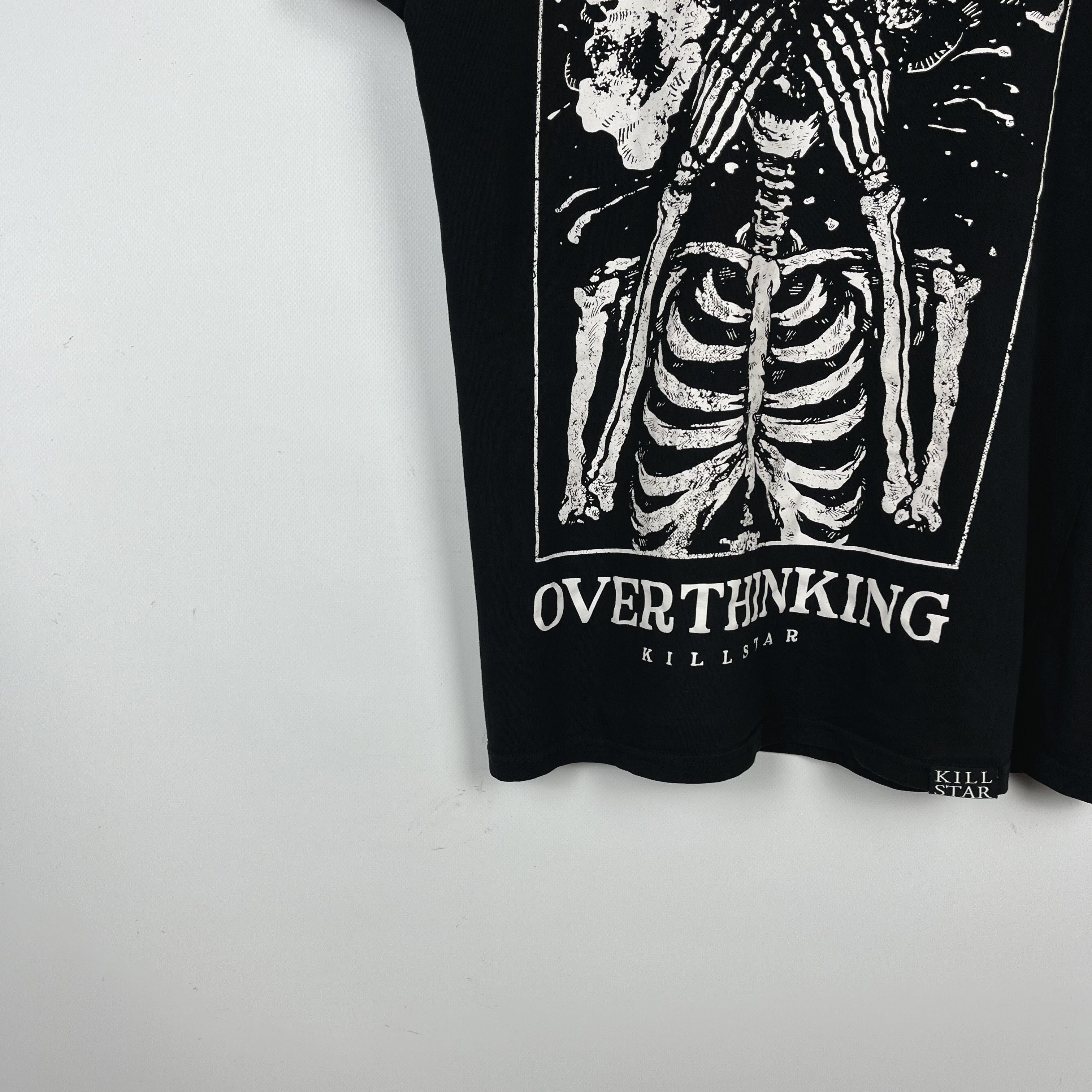 Killstar Killstar Overthinking Big Logo Gothic Art T Shirt Size US L / EU 52-54 / 3 - 4 Thumbnail