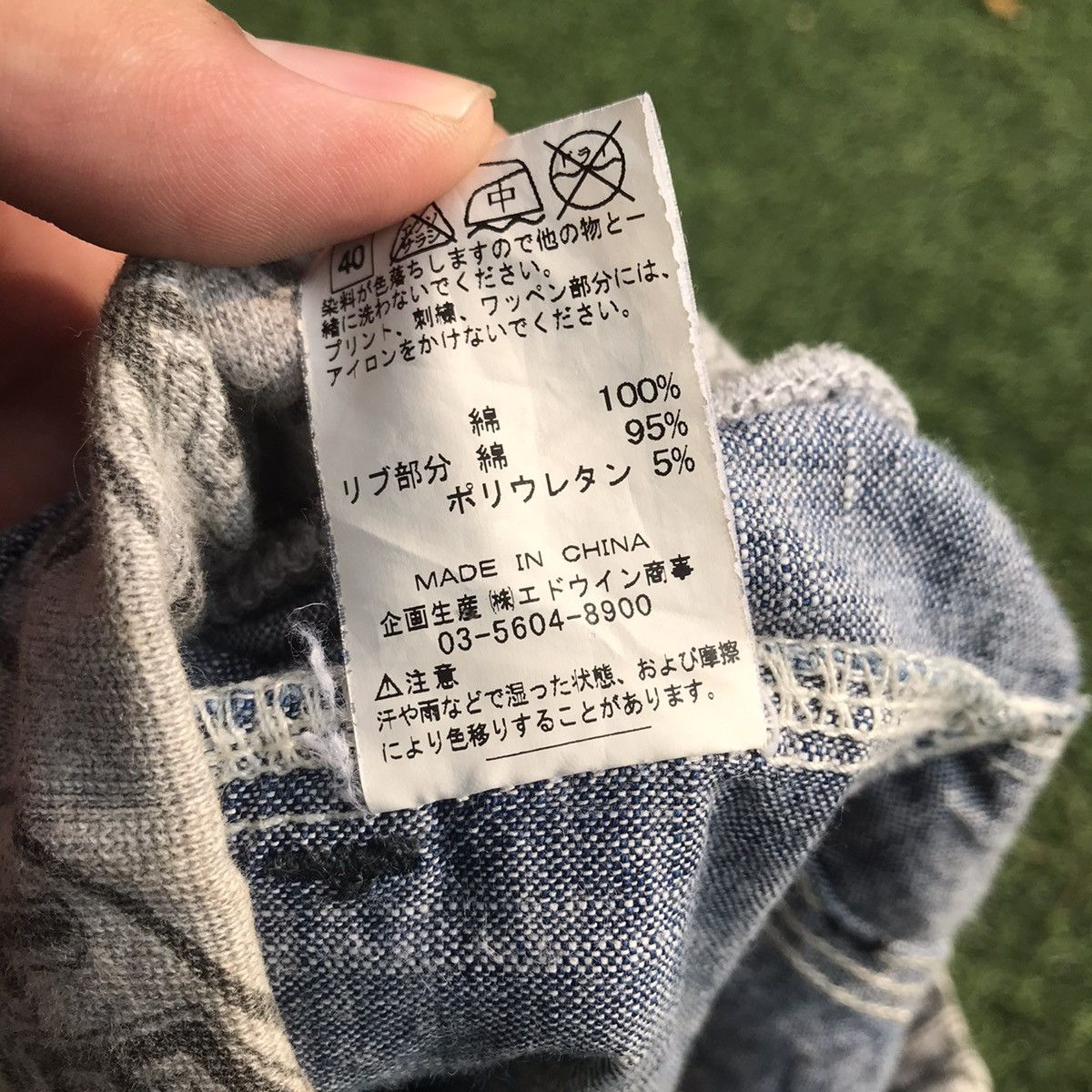 Lee × Vintage Vintage Lee Sanforized short pans union made 3/4 ankle short Size US 30 / EU 46 - 8 Thumbnail