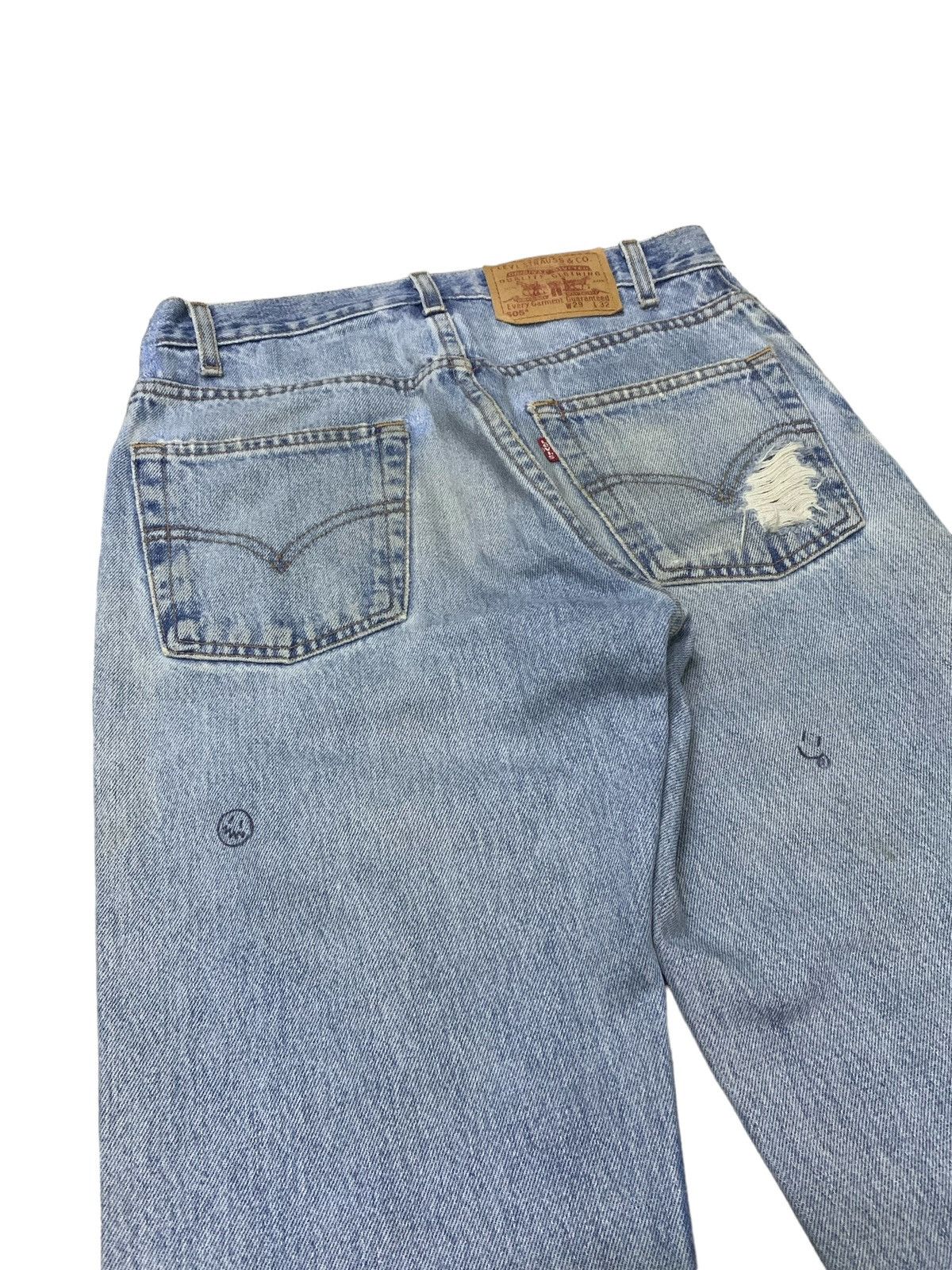 Hysteric Glamour × Levi's Vintage Levis 505 Distressed Camo Patch Inside Jeans Size US 29 - 11 Thumbnail